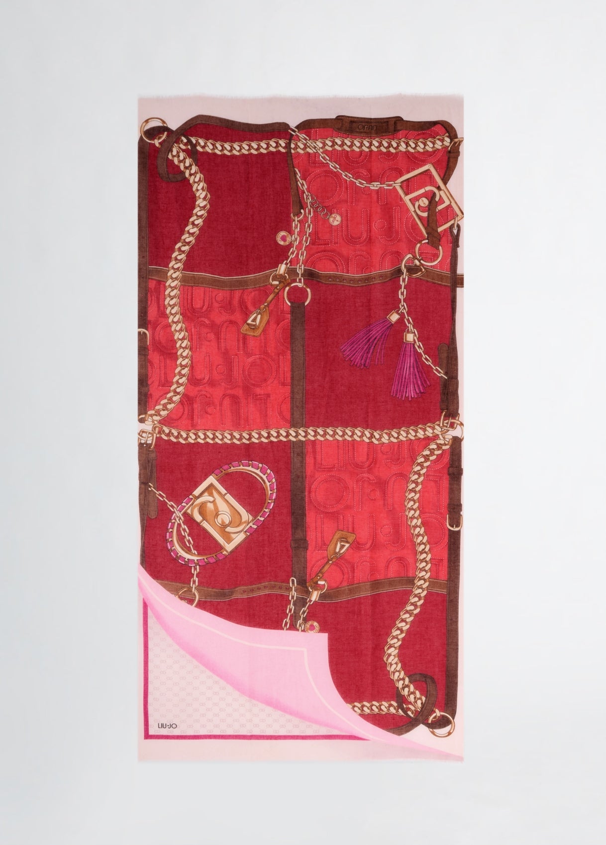 Foulard Donna Liu Jo con Motivo Catena e Design Elegante