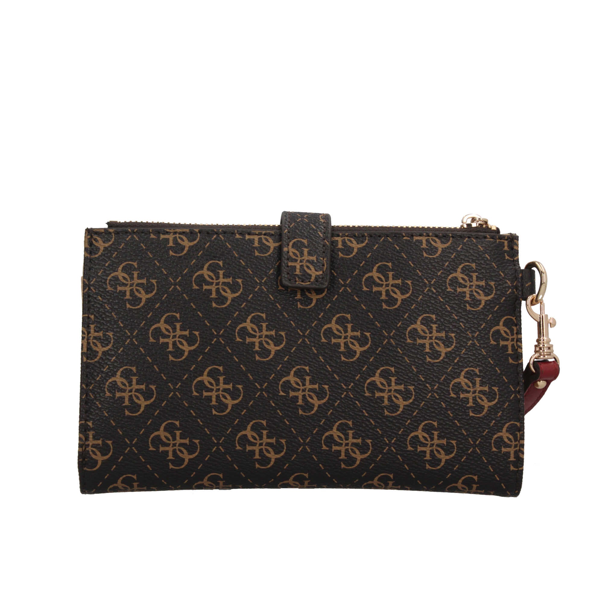Portafoglio guess con chiusura zip Nero TU | Giò Fashion