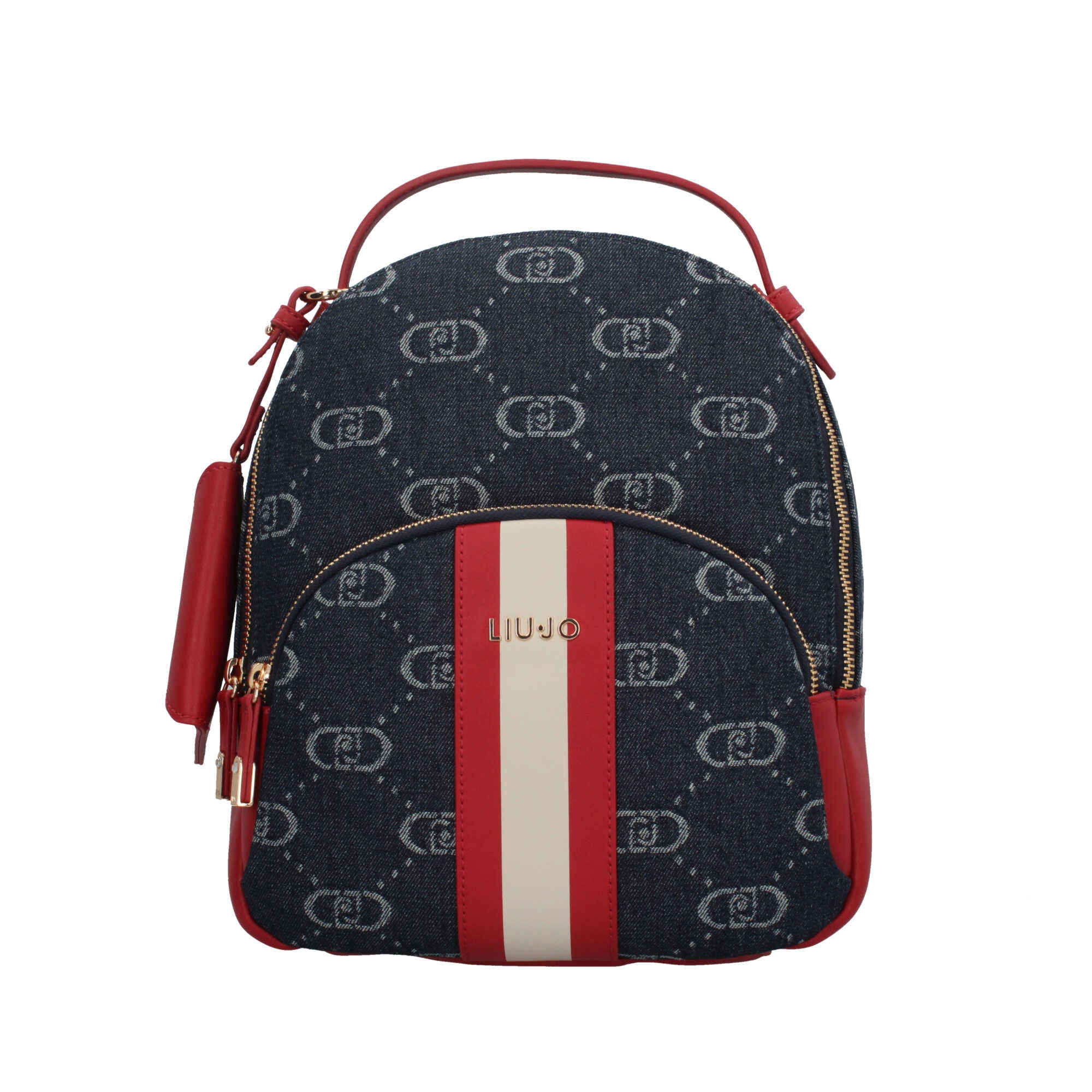 Zaino Donna Liu Jo in Denim Monogram con Pochette Blu TU | Giò Fashion