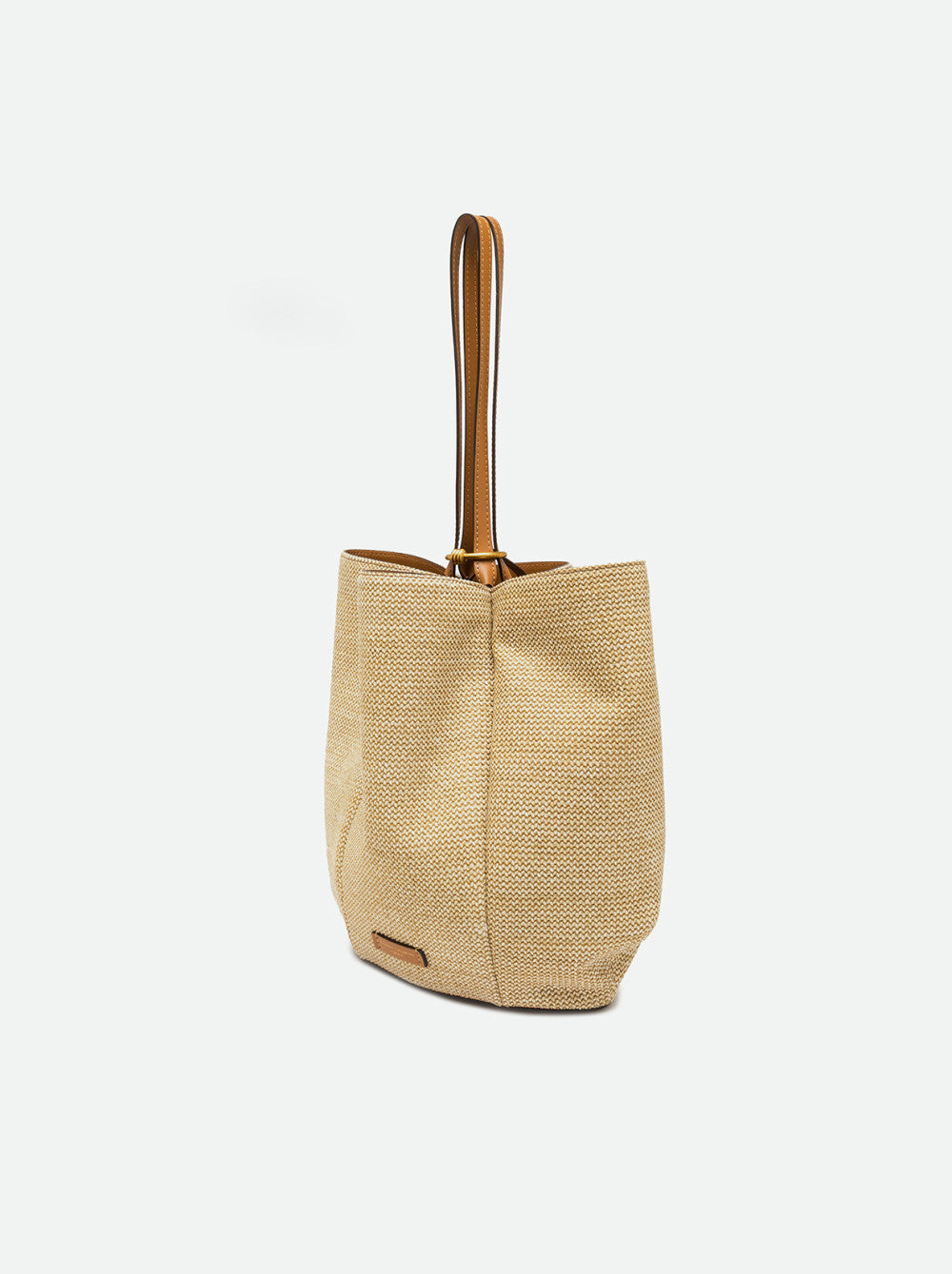 Borsa shopper Gianni Chiarini effetto tessuto capiente con manici lunghi