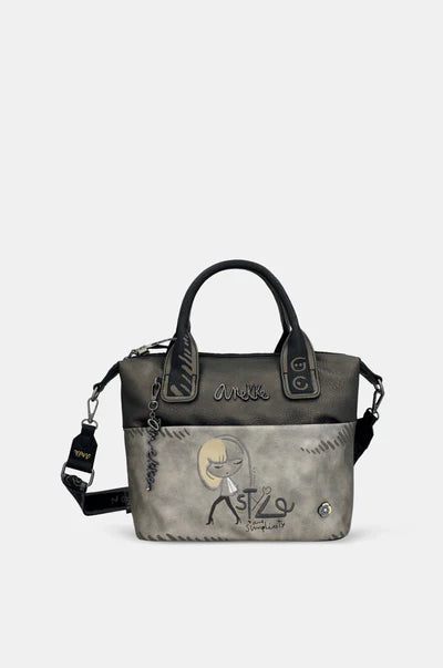 Borsa a mano Anekke con tracolla regolabile NERO TU | Giò Fashion