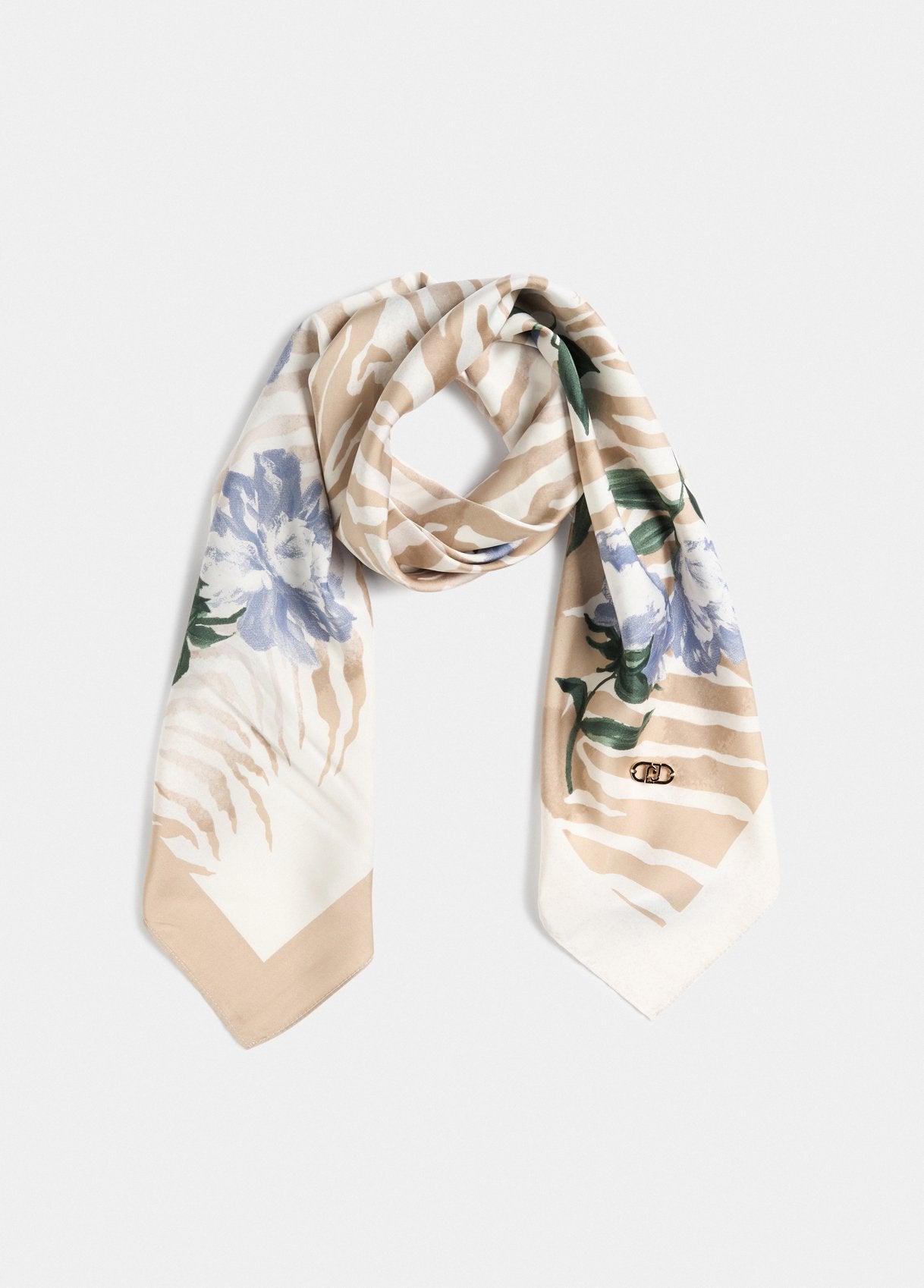 Foulard Liu Jo stampa animalier patchwork
