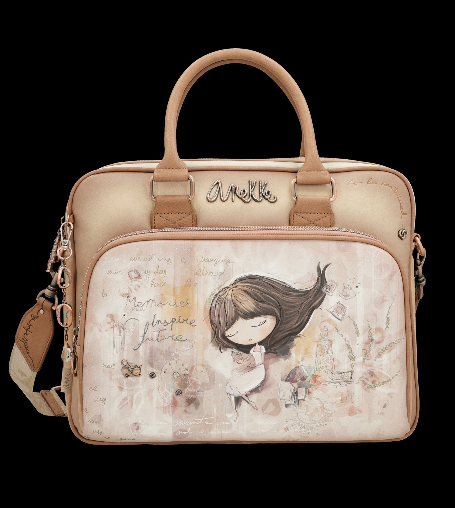 Borsa porta PC Anekke elegante e funzionale con tracolla regolabile