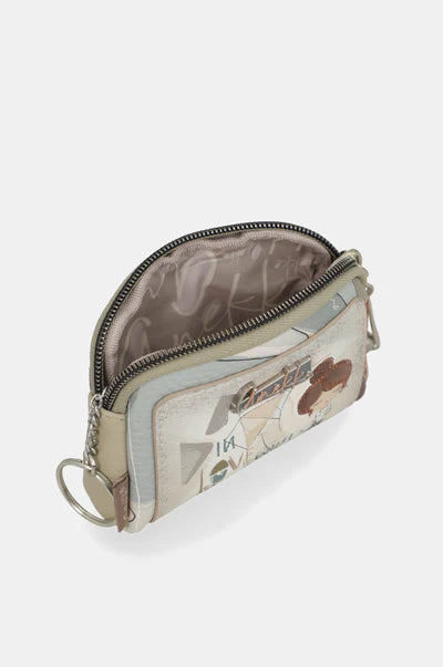 Portafoglio donna Anekke piccolo con zip e scomparti carte VERDE TU | Giò Fashion