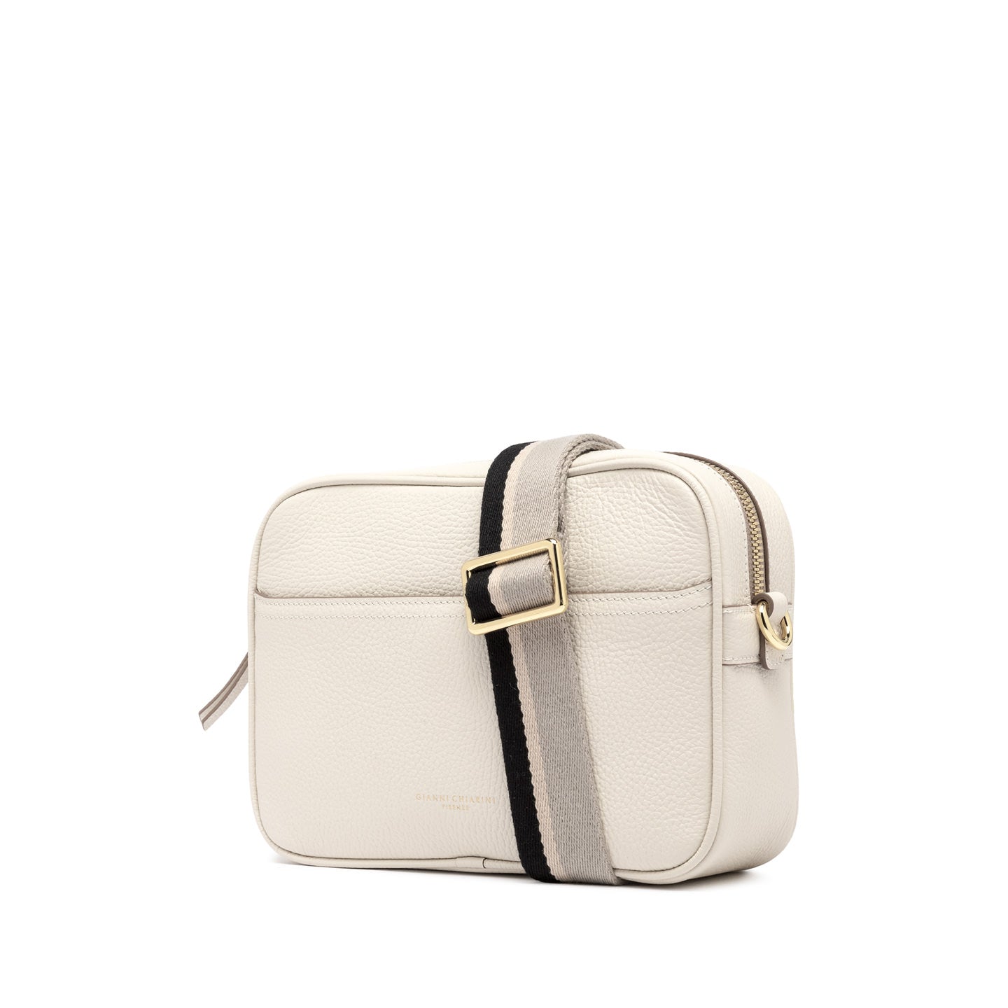 Gianni Chiarini Nina borsa a tracolla in pelle martellata con tasca frontale