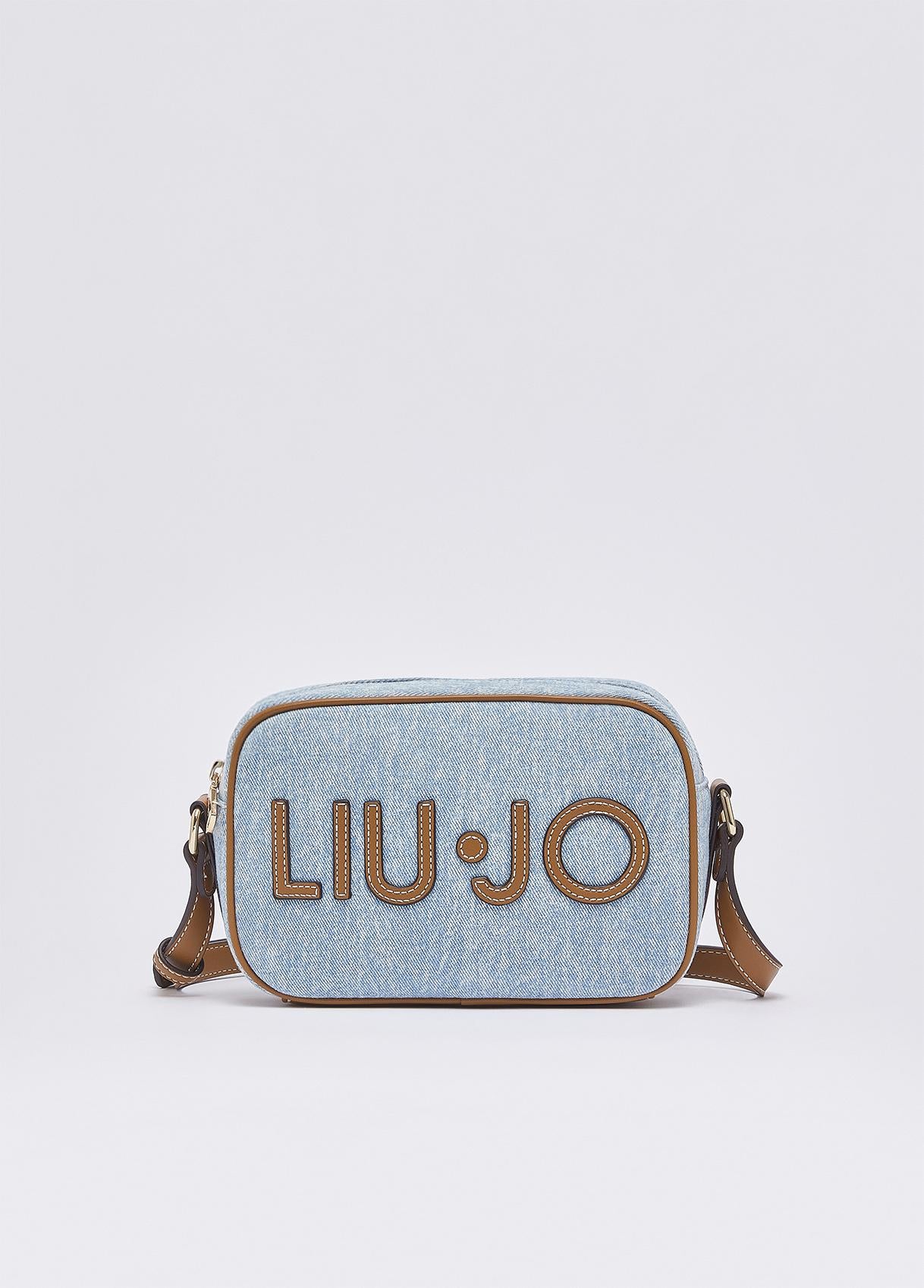 Borsa Tracolla Liu Jo con Logo Frontale e Tracolla Regolabile Denim TU | Giò Fashion