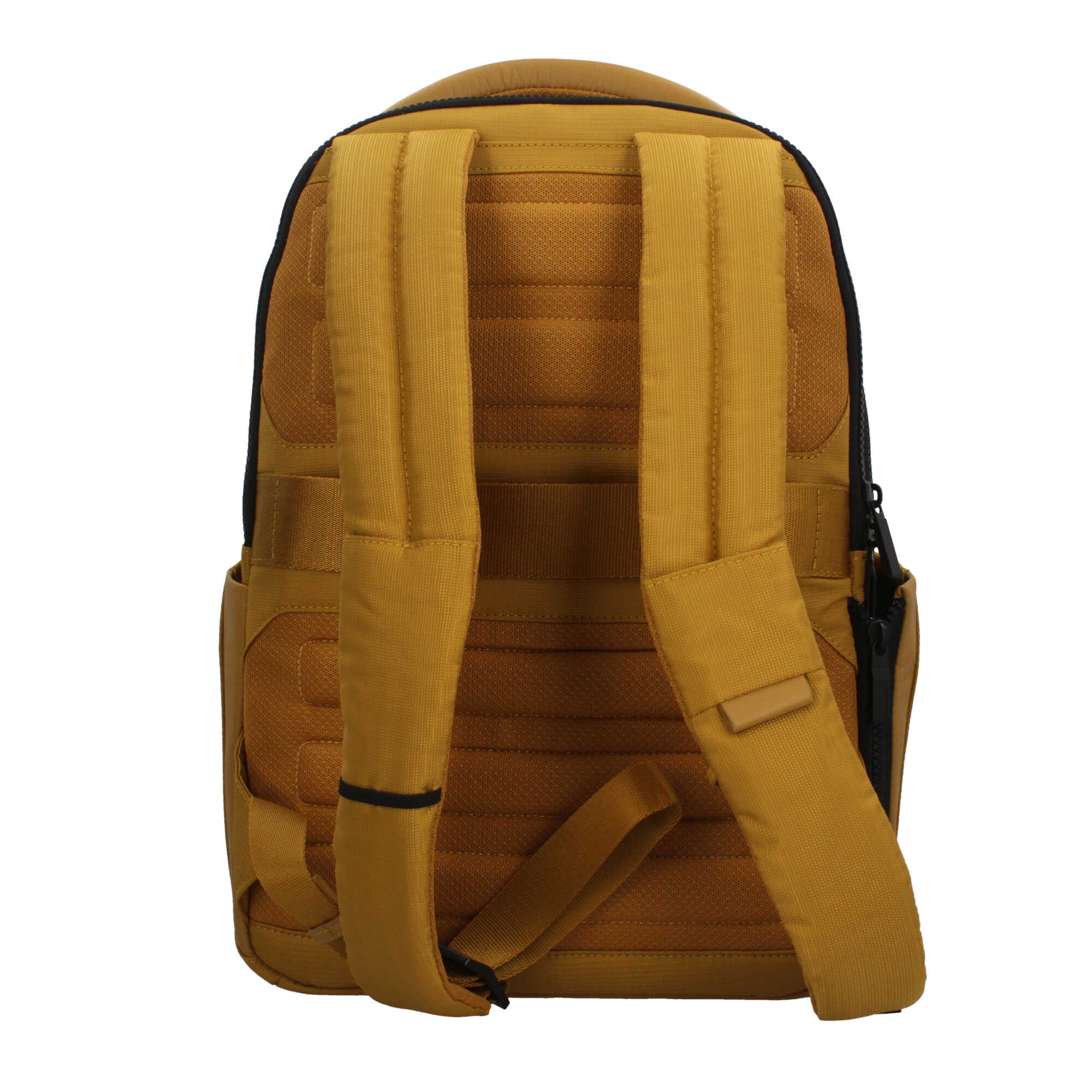 Piquadro zaino per laptop 14" in tessuto riciclato con protezione RFID e tasche smart