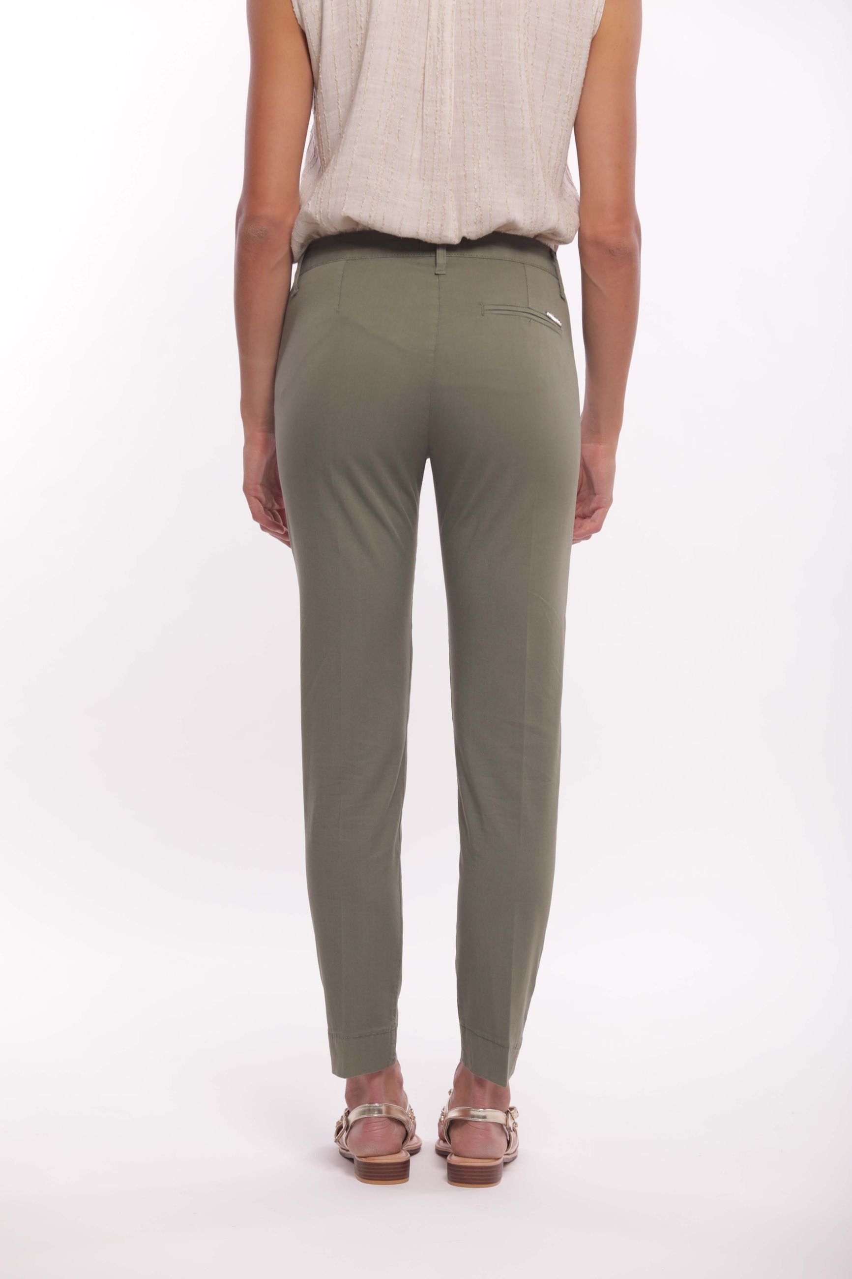 Minimua Pantalone Slim con Polsini Elasticizzati