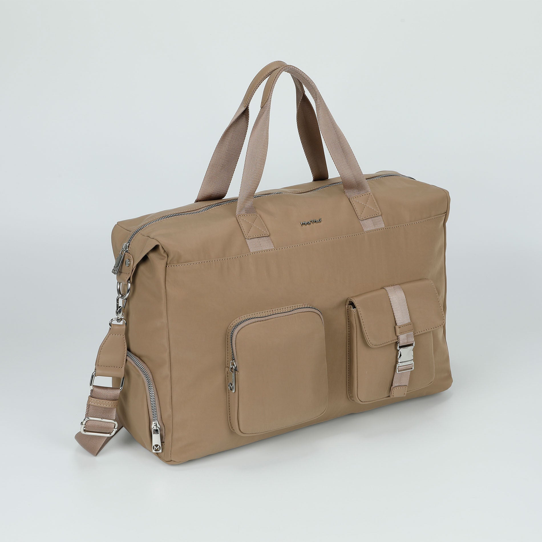 Mimi Mua borsone in nylon con tasche