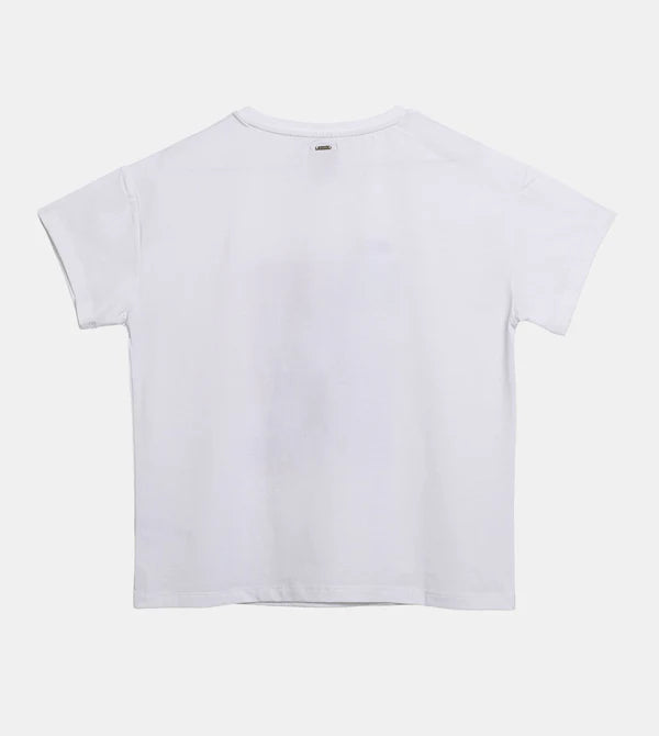 T-shirt Anekke con stampa "Girls Want Alegría" Bianco S/M | Giò Fashion