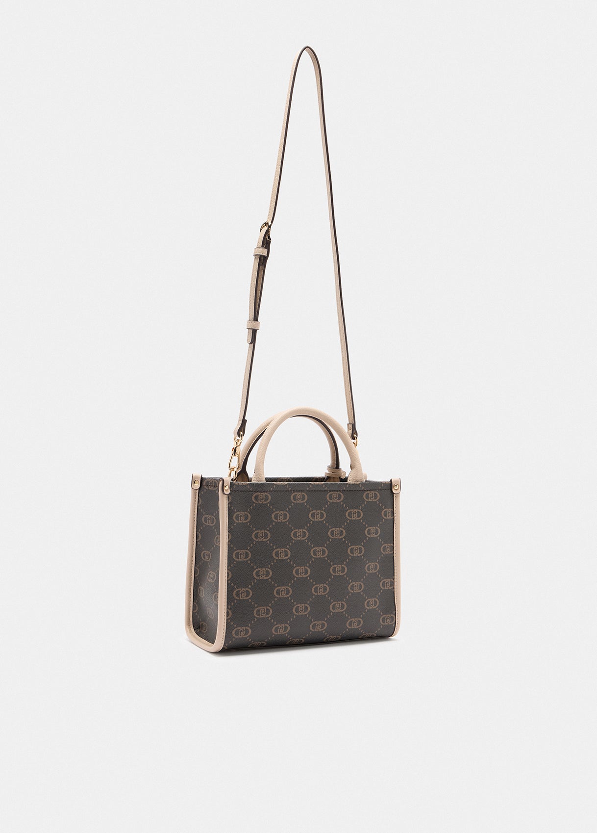 Borsa Liu Jo a mano con tracolla e logo all over