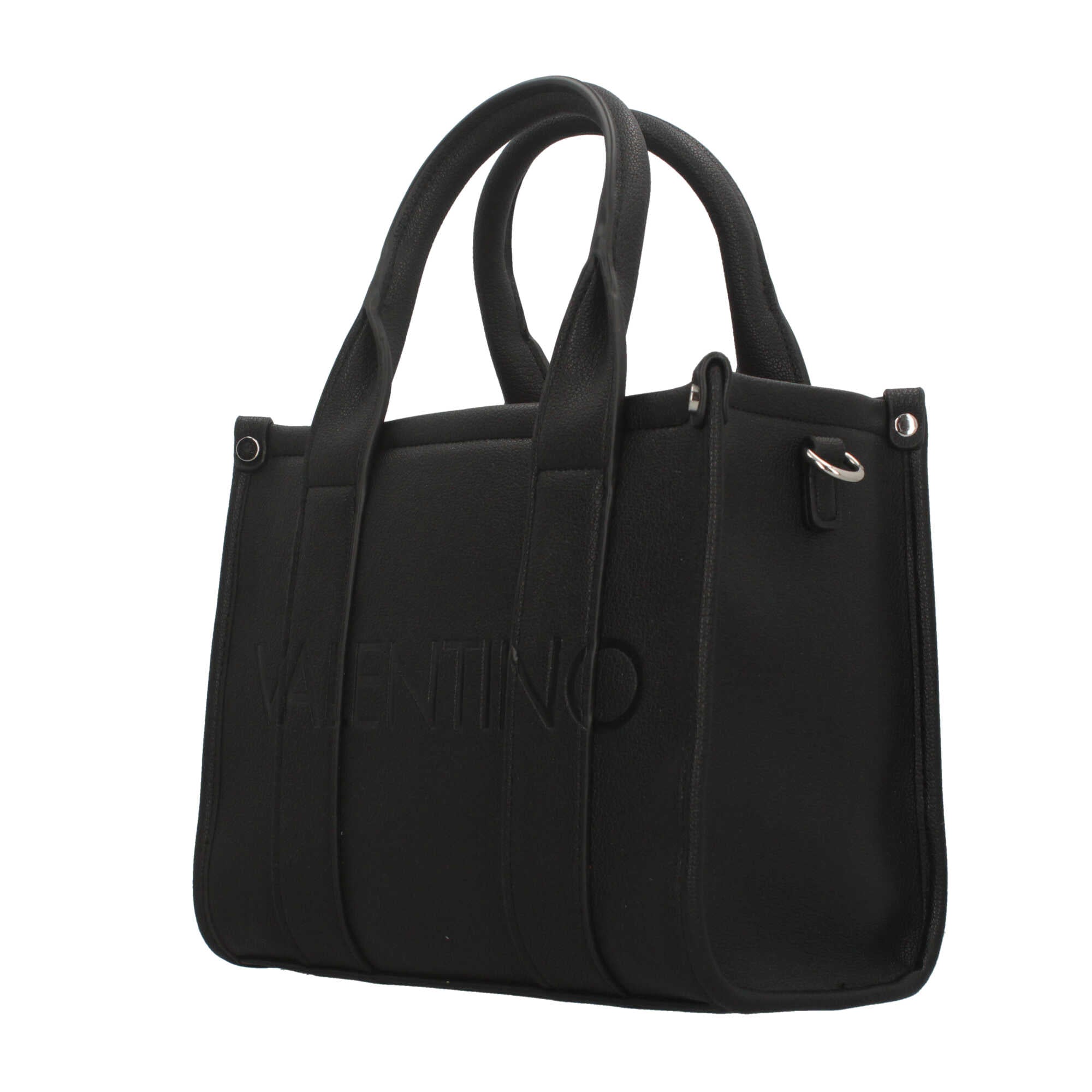Borsa Valentino con doppio manico e tracolla regolabile Nero TU | Giò Fashion