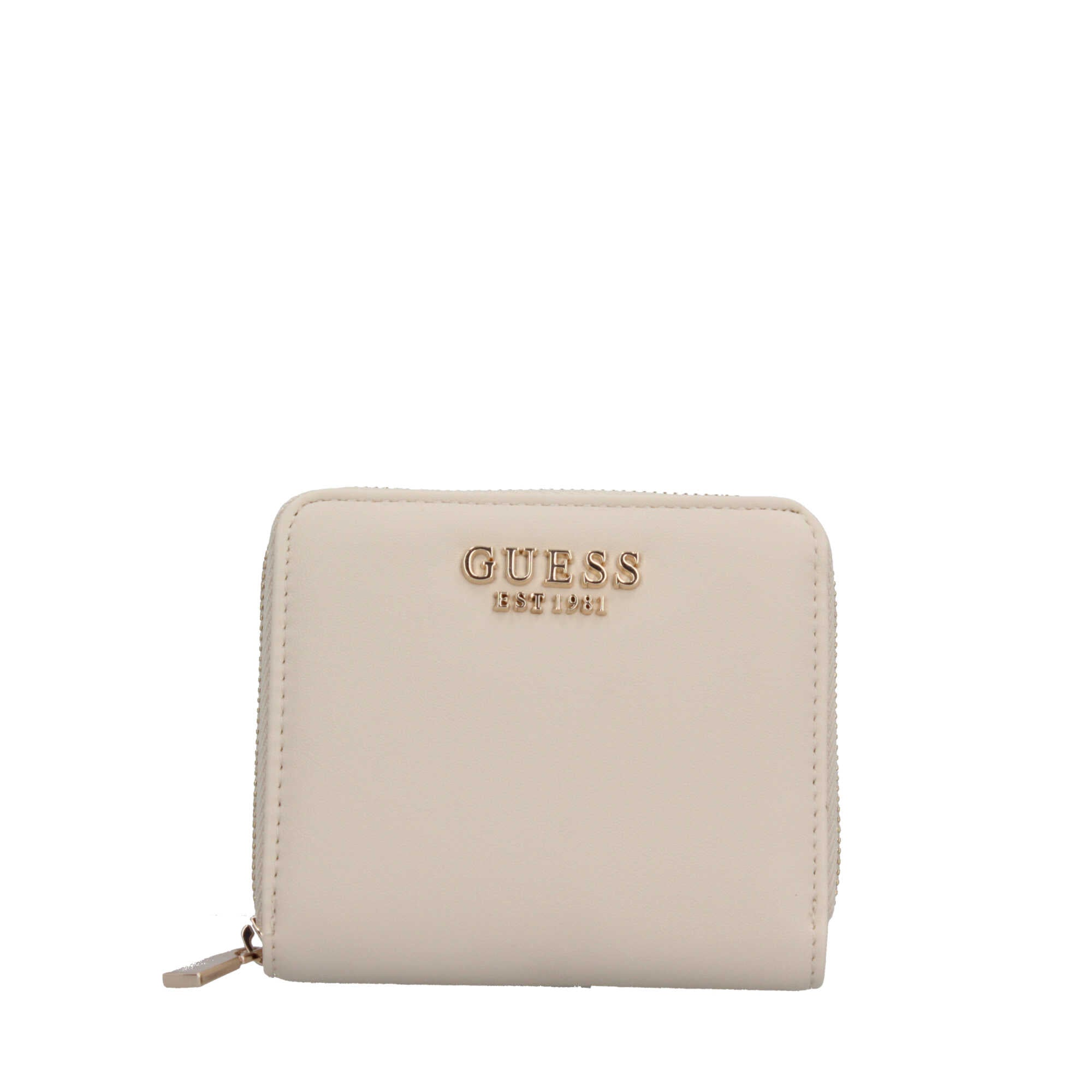 Portafoglio compatto Guess con logo in rilievo