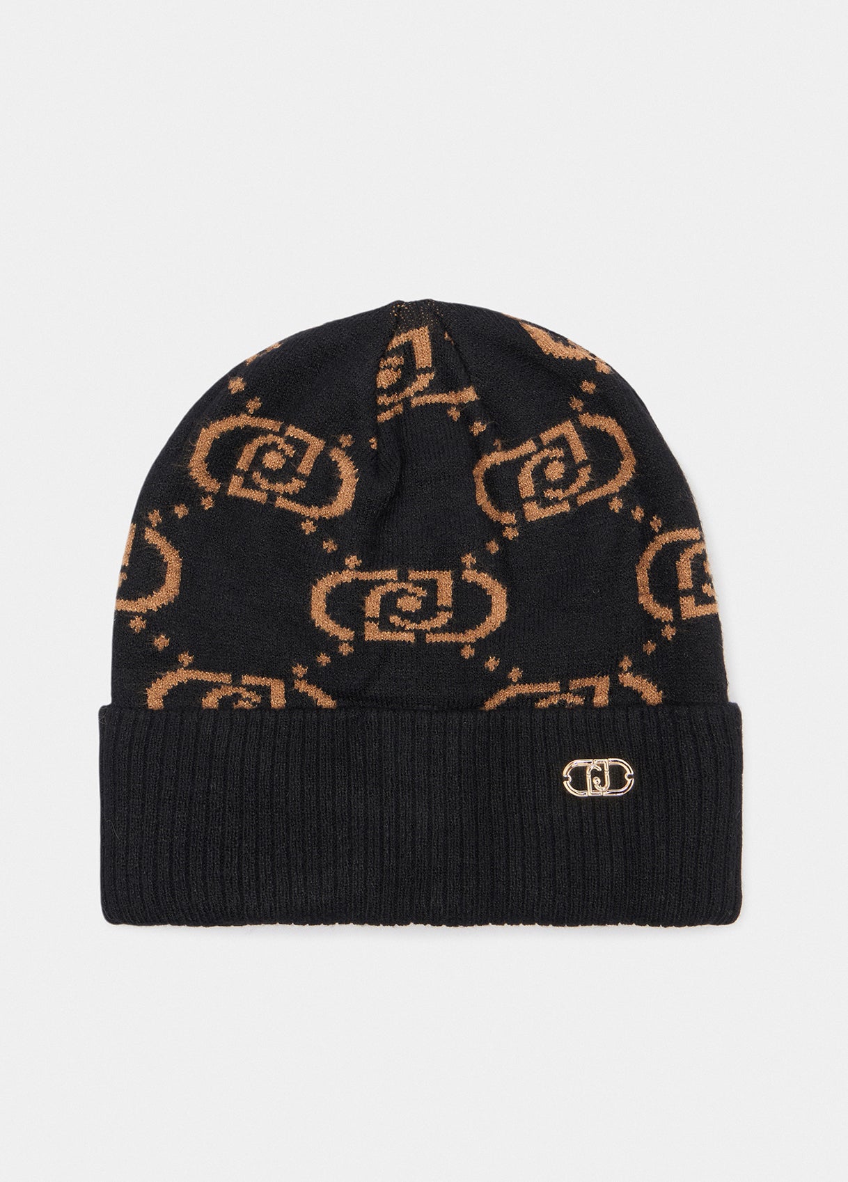 Cappello Liu Jo in maglia con logo jacquard Nero TU | Giò Fashion