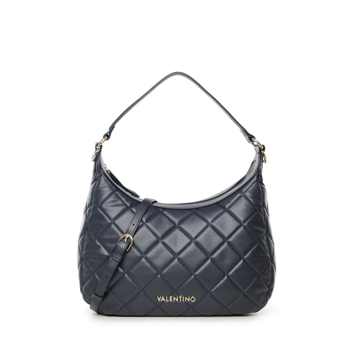 Borsa Valentino Ocarina trapuntata con logo BLU SCURO TU | Giò Fashion