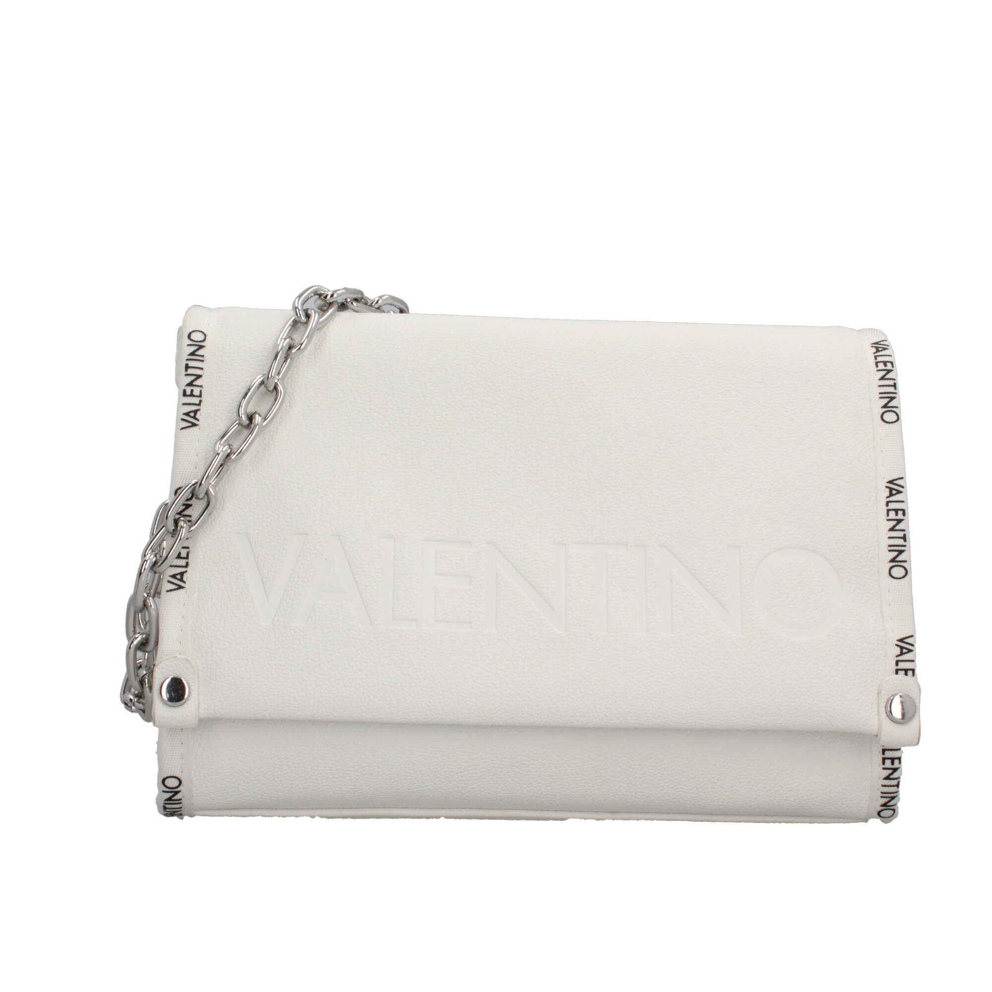 Borsa crossbody Valentino Syria con patta e tracolla regolabile Bianco TU | Giò Fashion