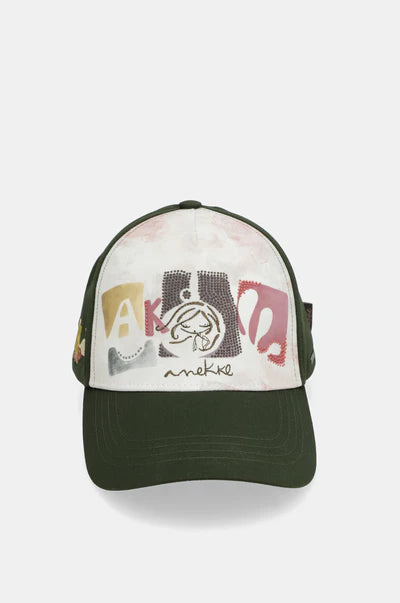 Cappellino Anekke con visiera curva e chiusura regolabile VERDE TU | Giò Fashion