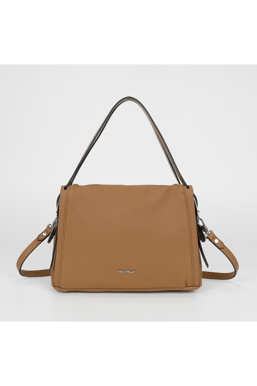 Mimi Mua borsa a mano con tracolla regolabile Marrone TU | Giò Fashion
