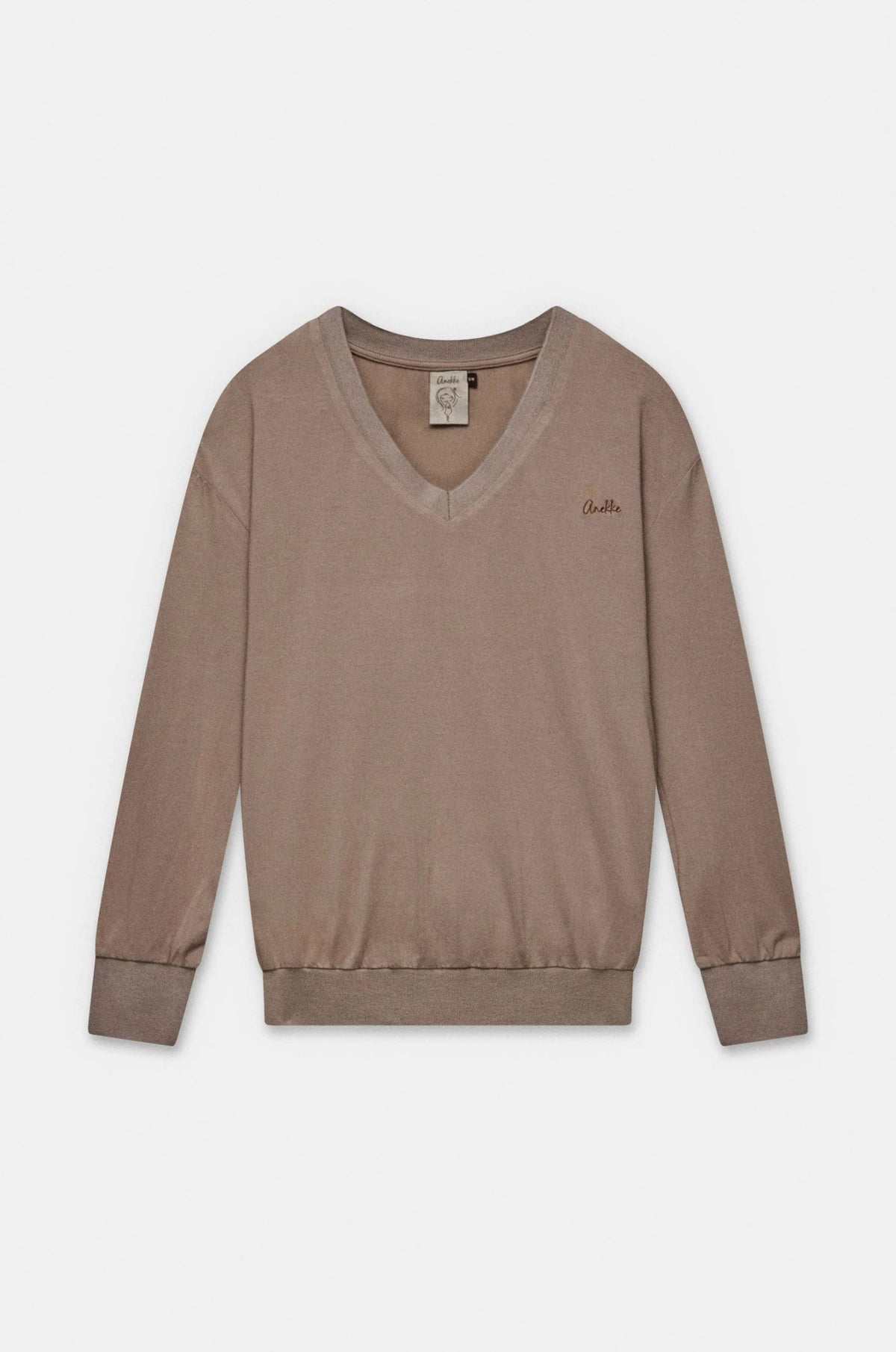 Maglia Donna Anekke Tulip a Maniche Lunghe con Scollo a V e Stampa Artistica