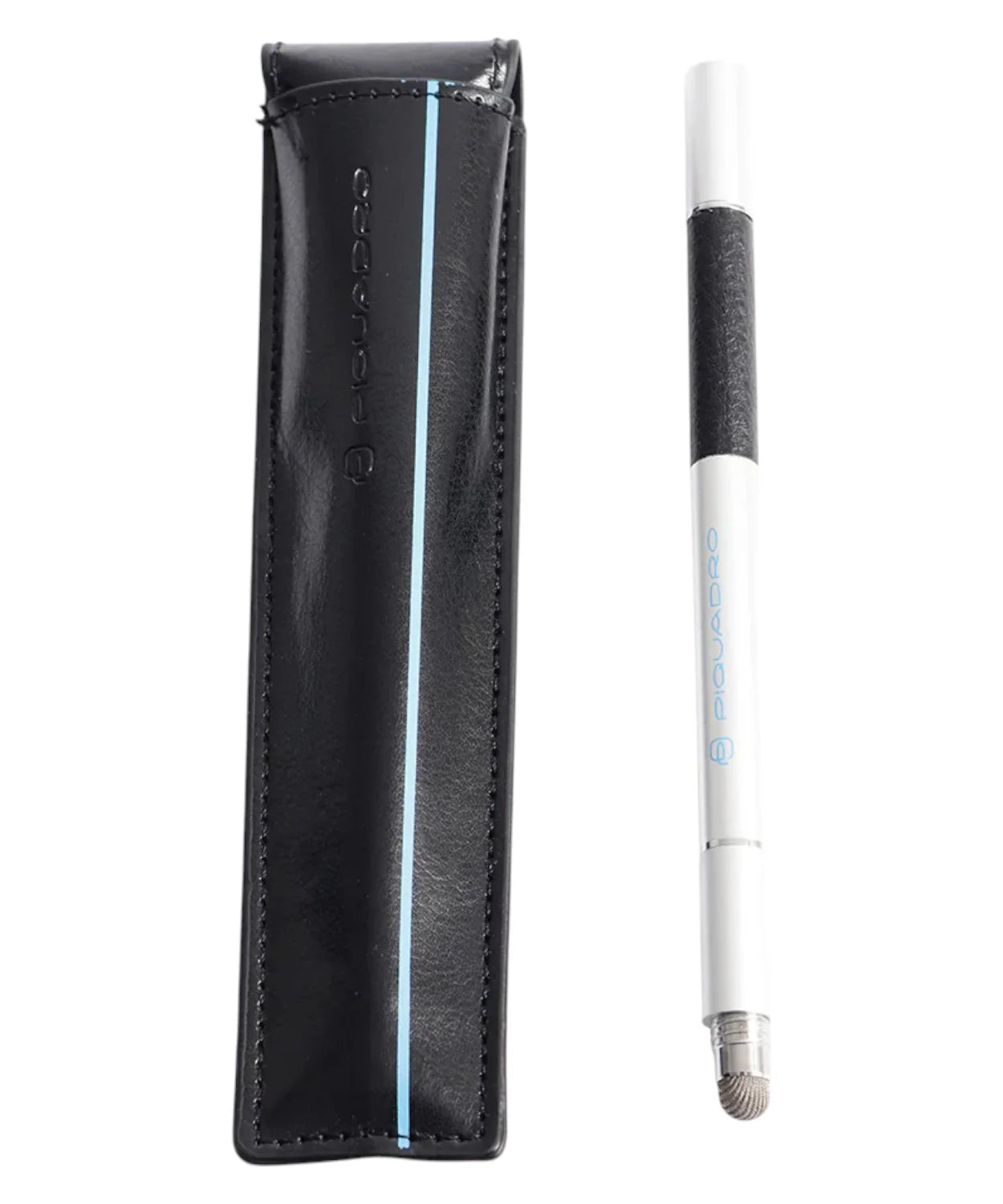Penna 3 funzioni Piquadro in alluminio e pelle