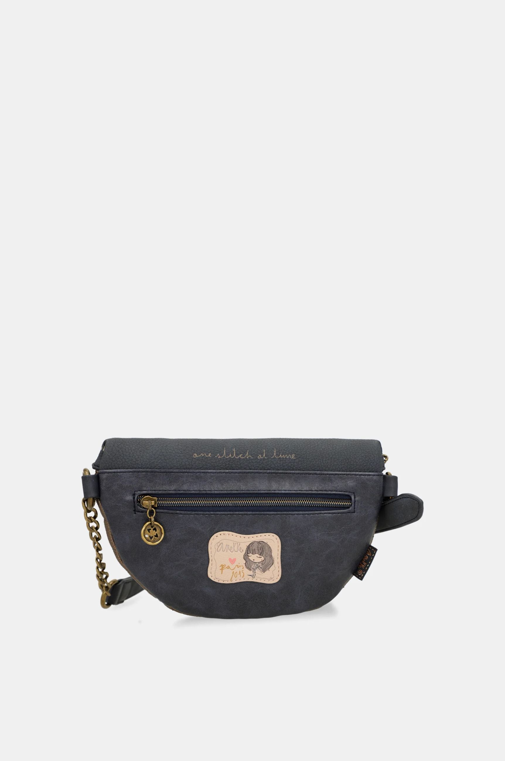Marsupio Anekke Contemporary trapuntato con catena decorativa BLU TU | Giò Fashion