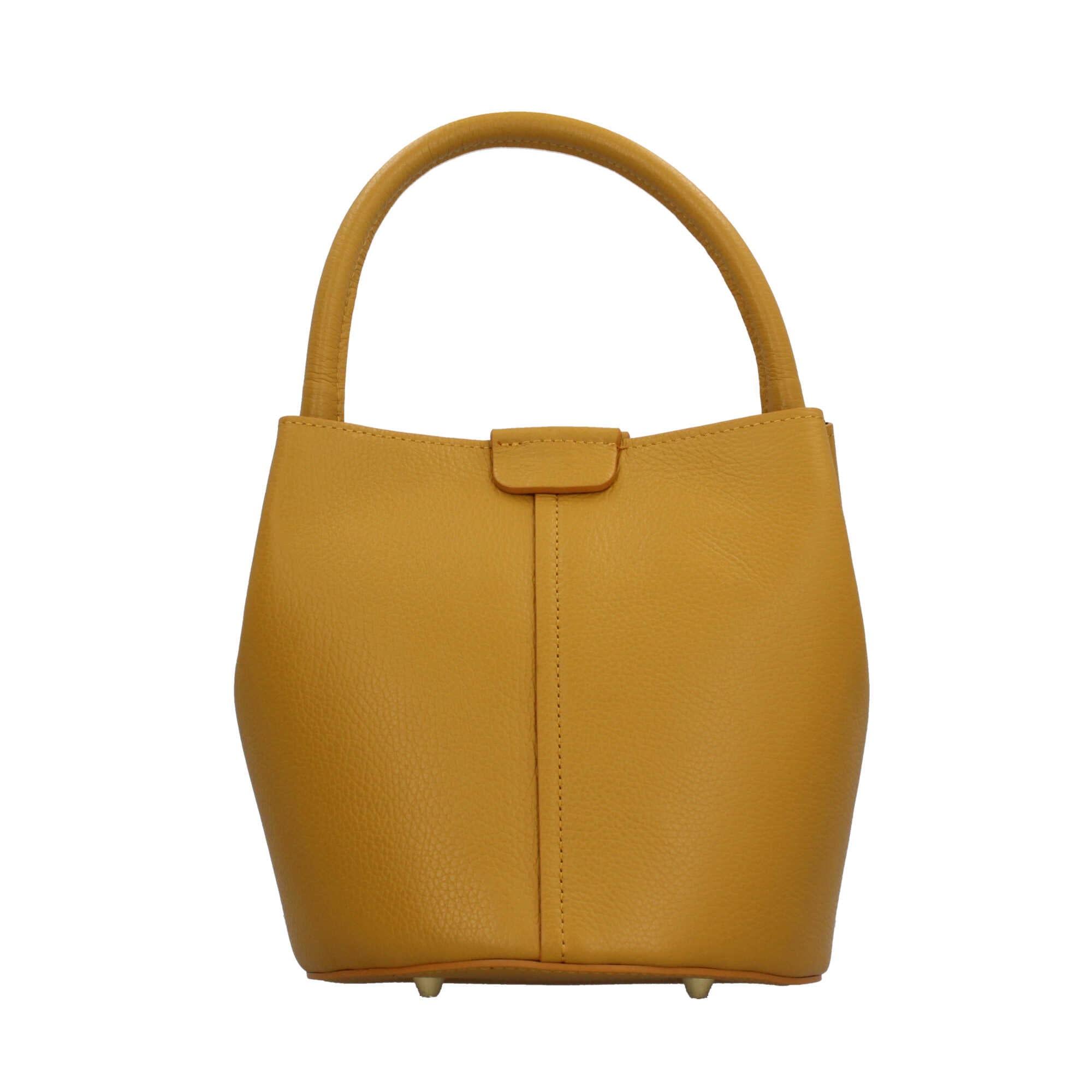 Borsa a secchiello in pelle Made in Italy