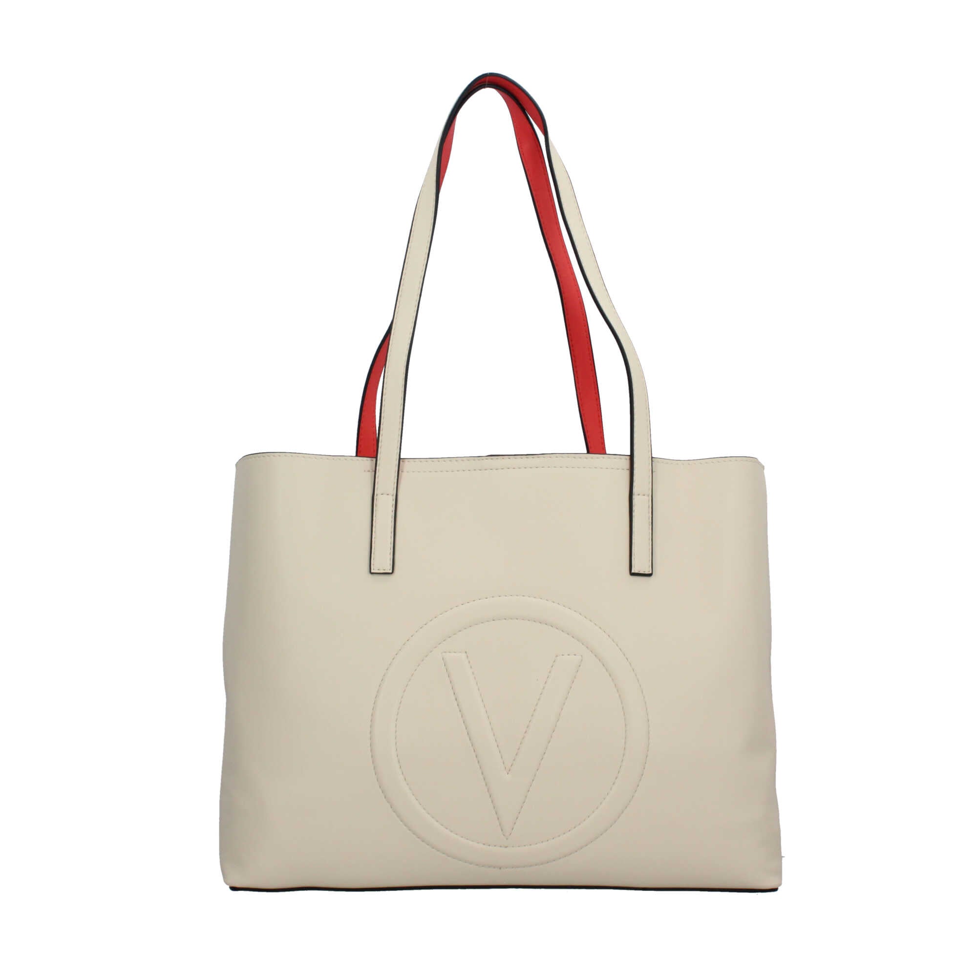 Borsa shopper Valentino con logo in rilievo e tracolla regolabile