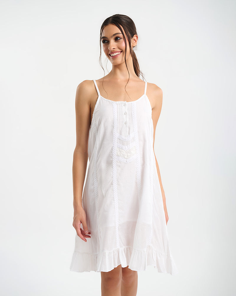 Ble Resort Collection Abito Corto con Spallini