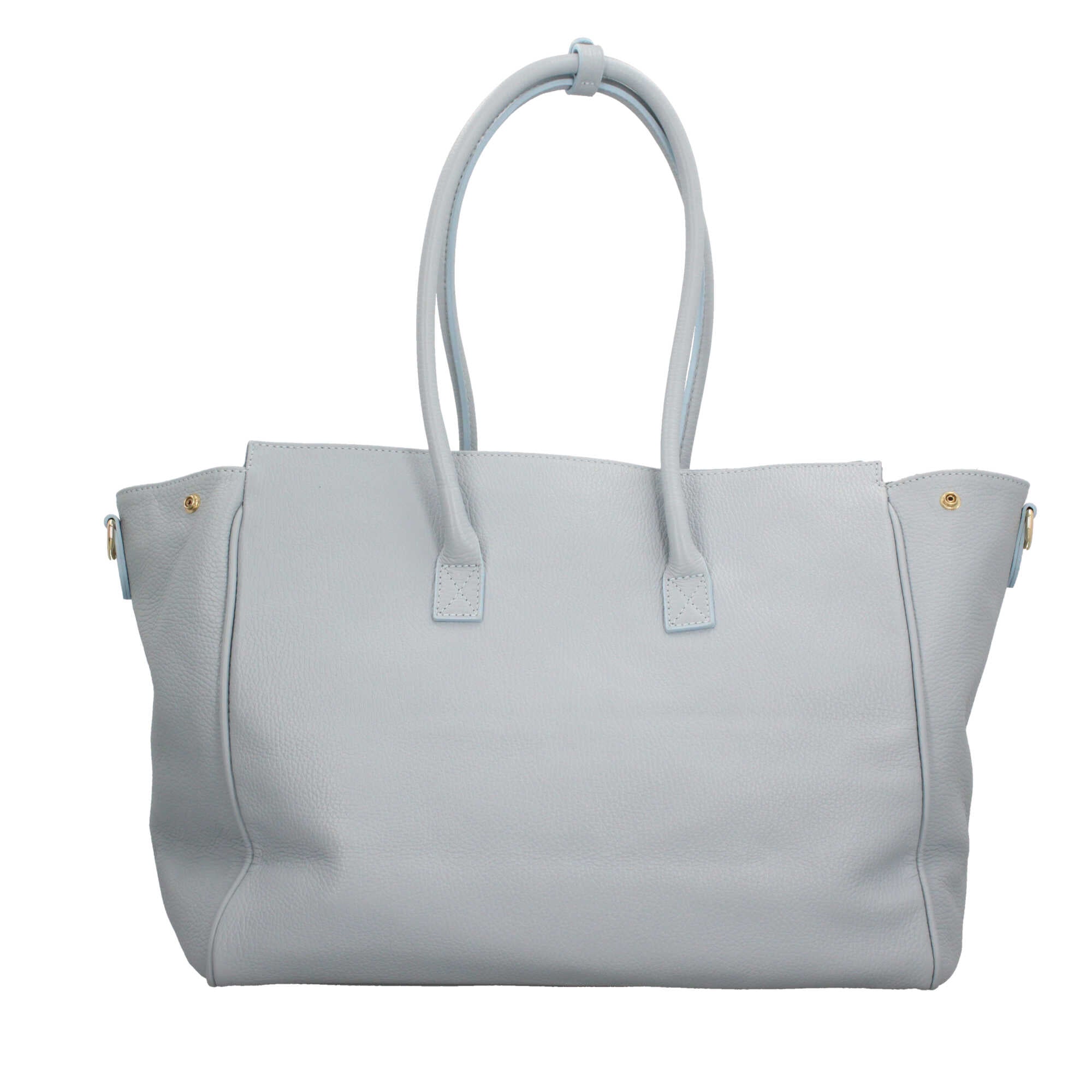 Borsa Made in Italy in vera pelle a spalla con design strutturato
