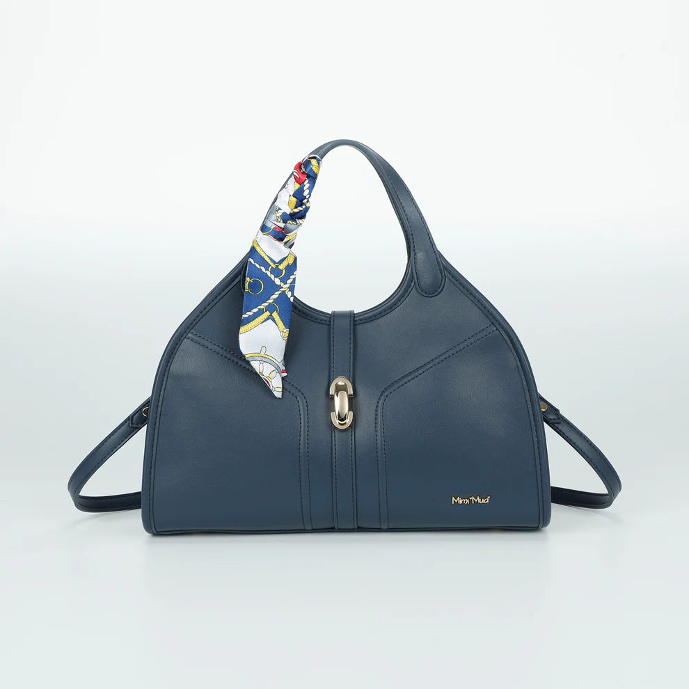 Borsa a mano donna Mimi Mua con foulard decorativo