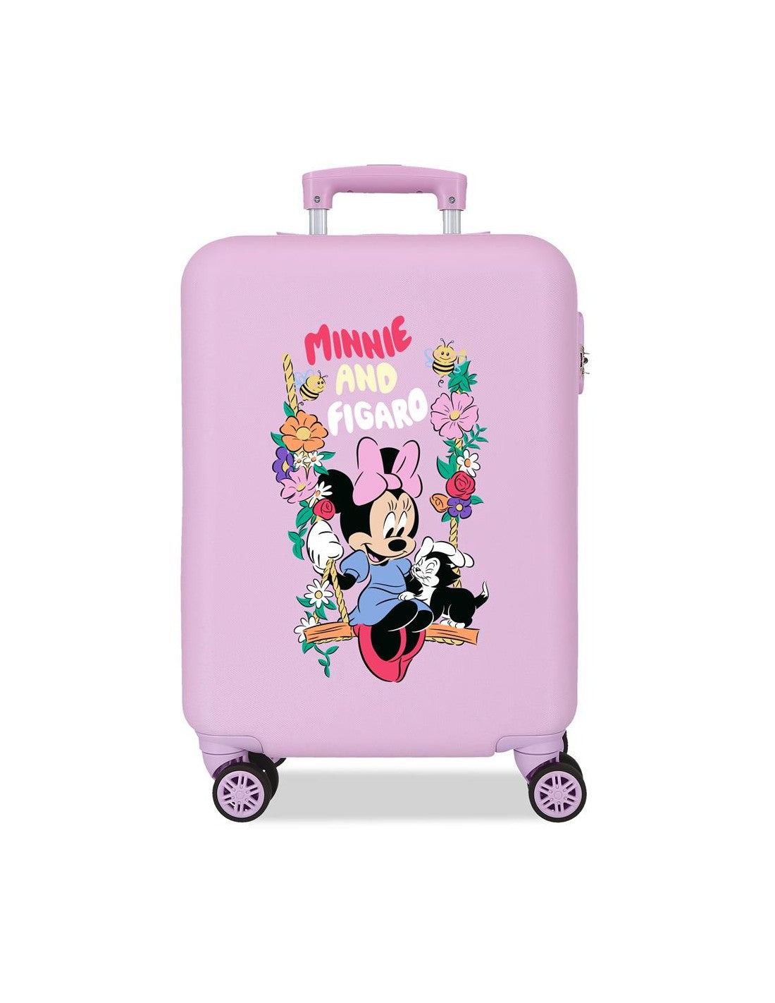 Disney Minnie Mouse Trolley Cabina 55 cm Valigia Rigida in ABS 42 Litri