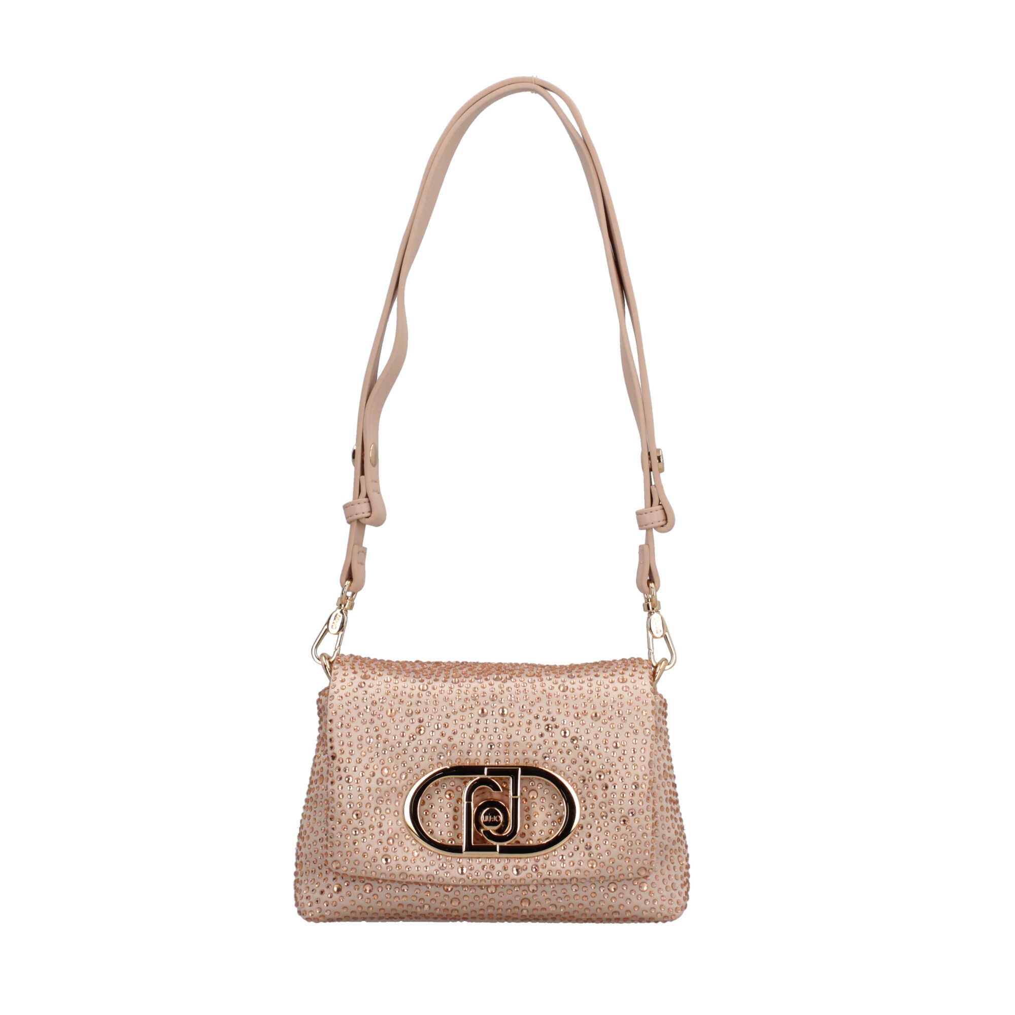 Borsa a Spalla Donna Liu Jo con Strass e Chiusura Gioiello Rosa TU | Giò Fashion