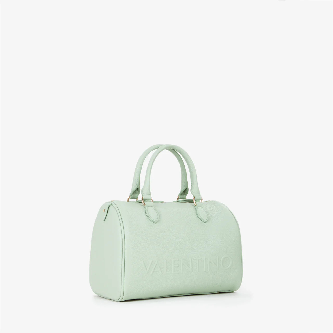 Borsa Valentino a mano modello bauletto con logo in rilievo Verde TU | Giò Fashion