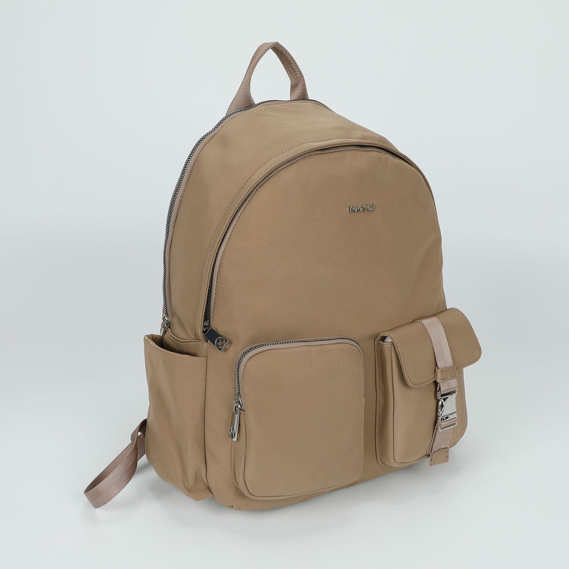 Mimi Mua zaino grande in nylon con tasche
