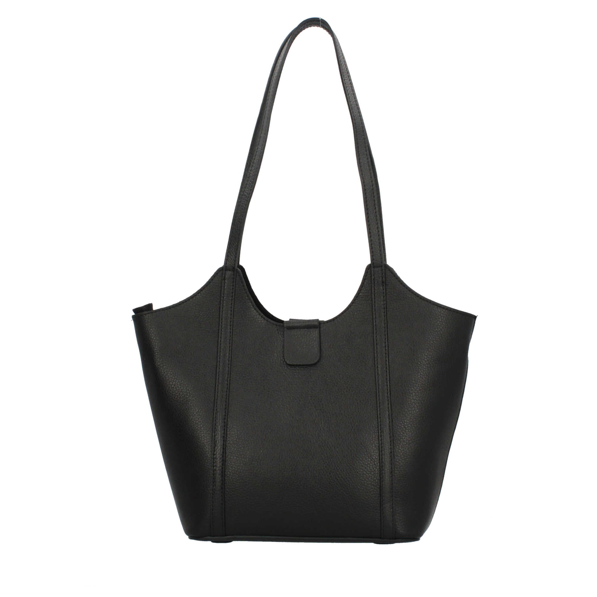 Borsa Made in Italy a spalla in vera pelle con linea affusolata