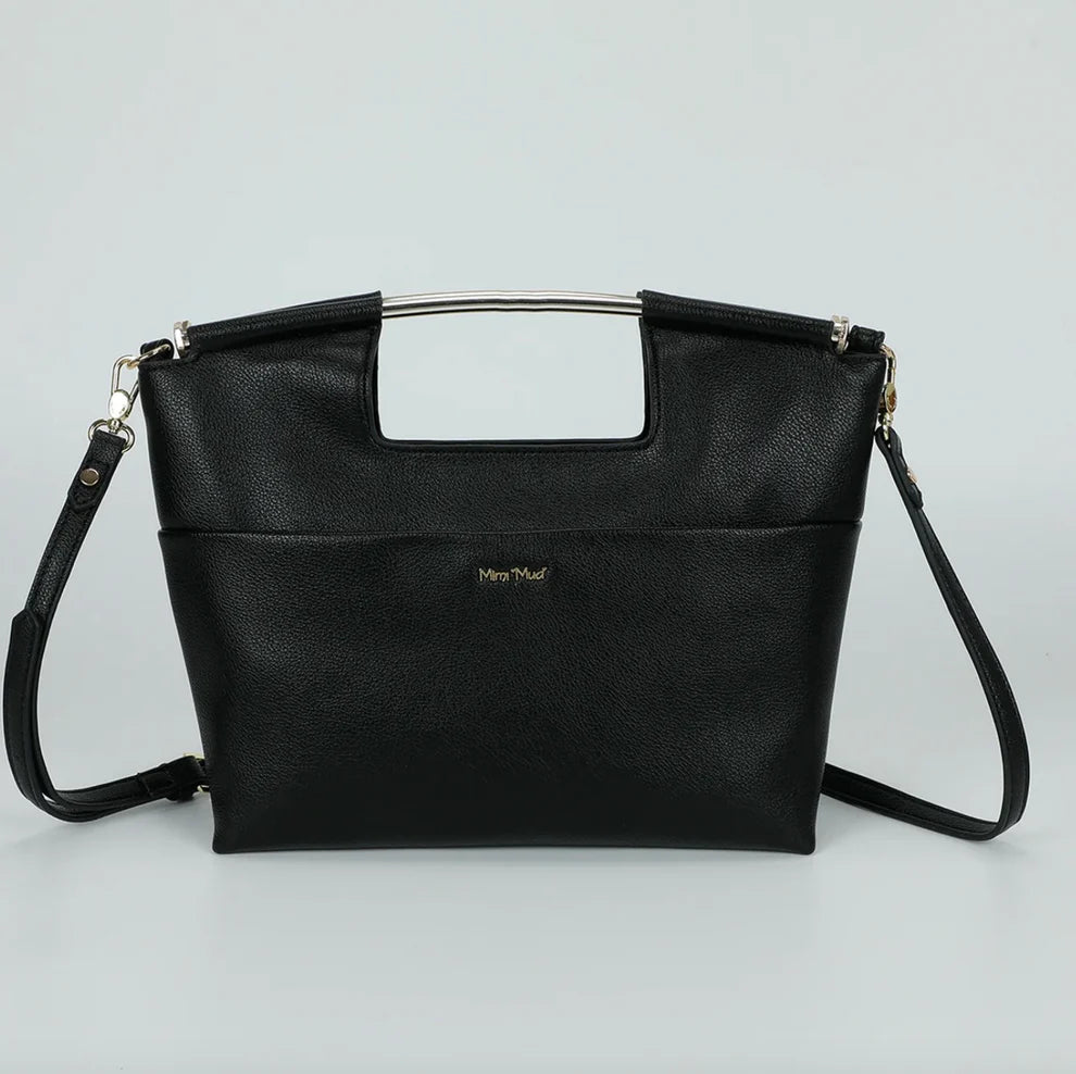 Borsa MIMI MUA elegante con manico in metallo