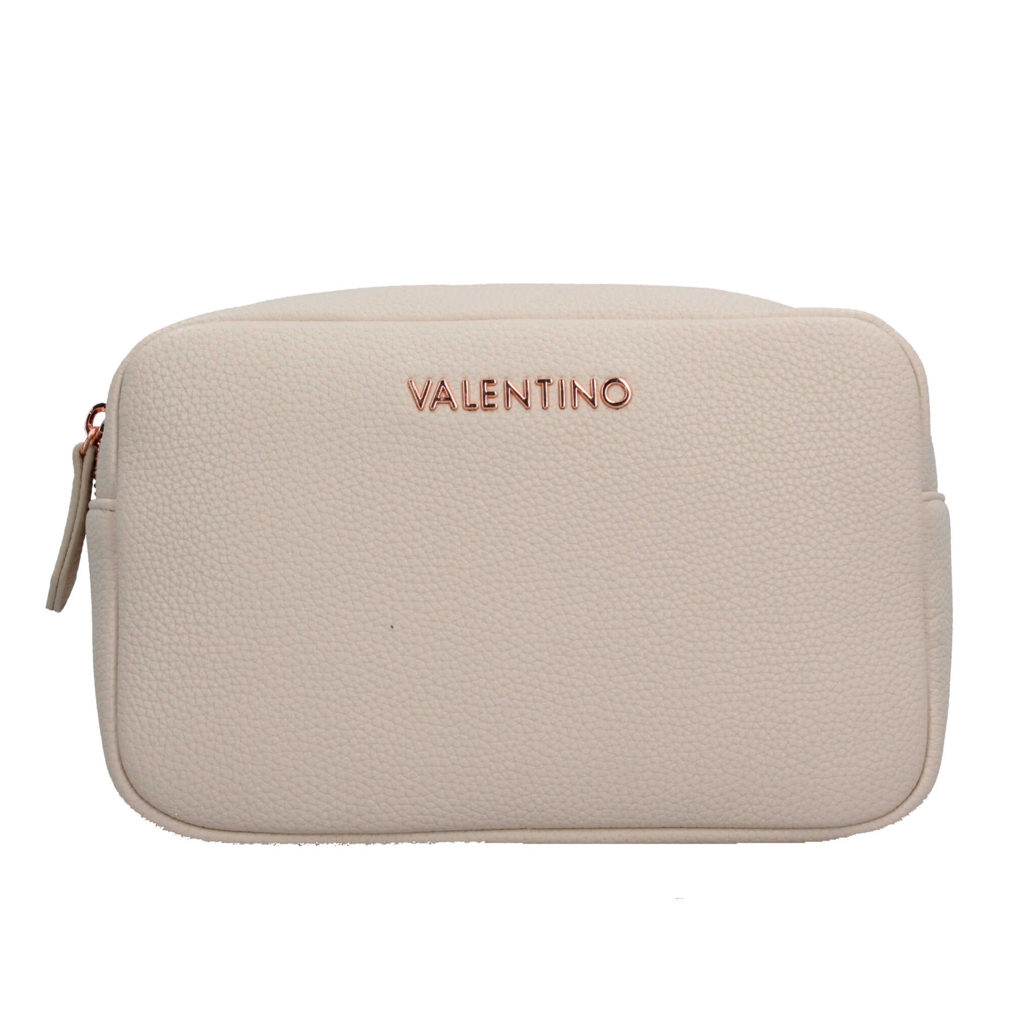 Beauty Case Mario Valentino Nero in Ecopelle con Logo Frontale