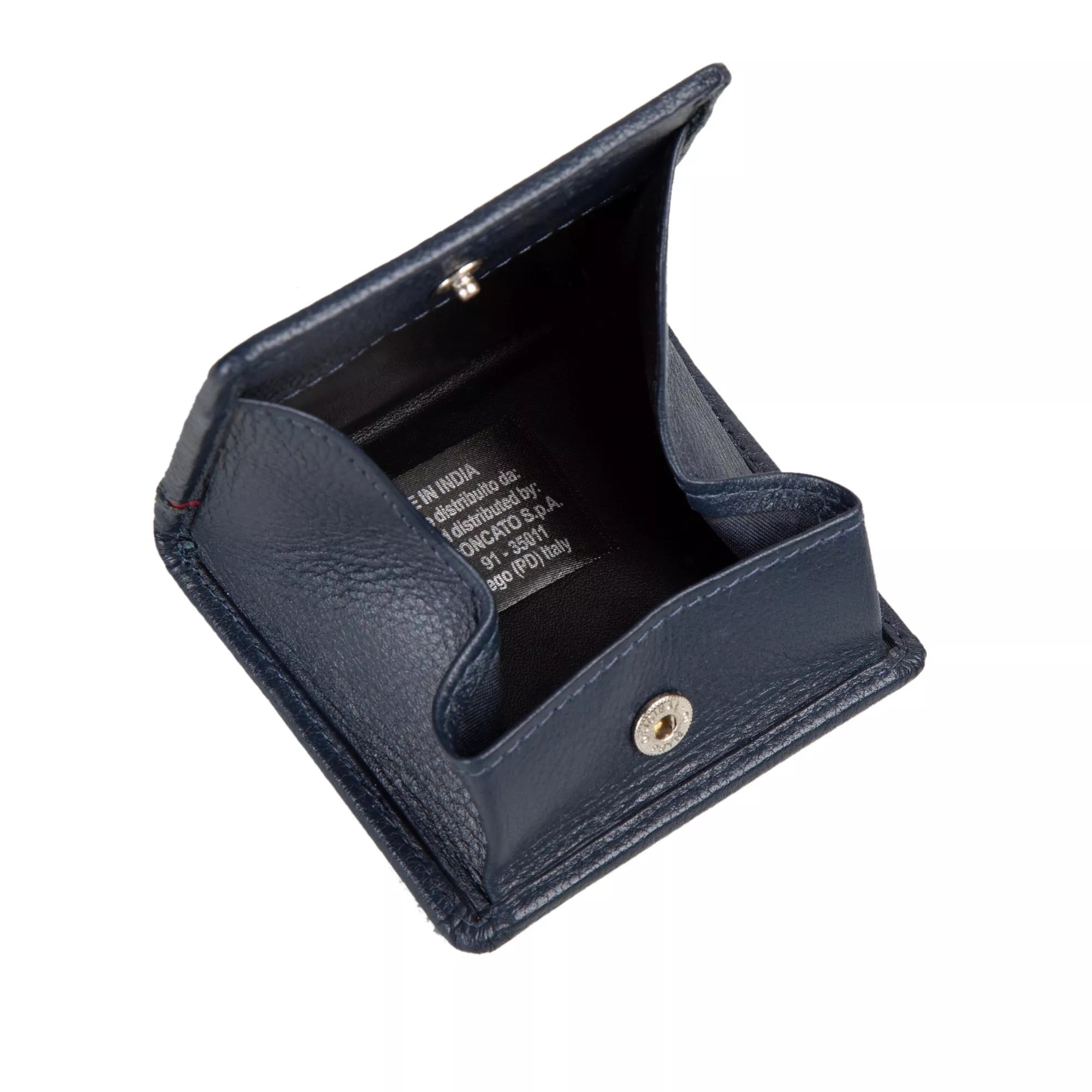 Portamonete Roncato uomo in pelle con chiusura a pattina