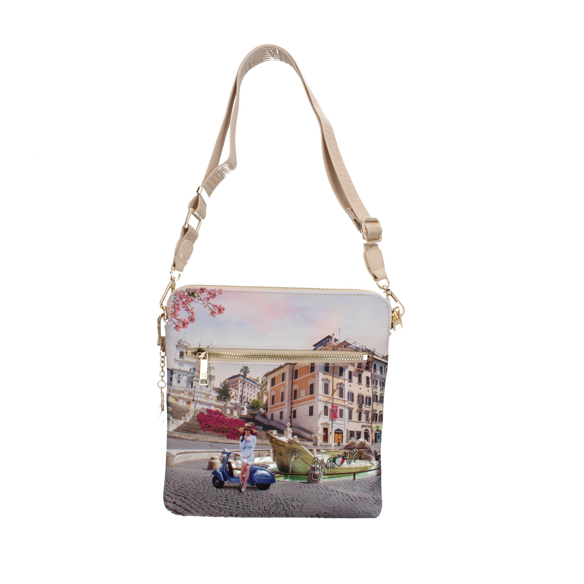 Borsa a tracolla Y not con città