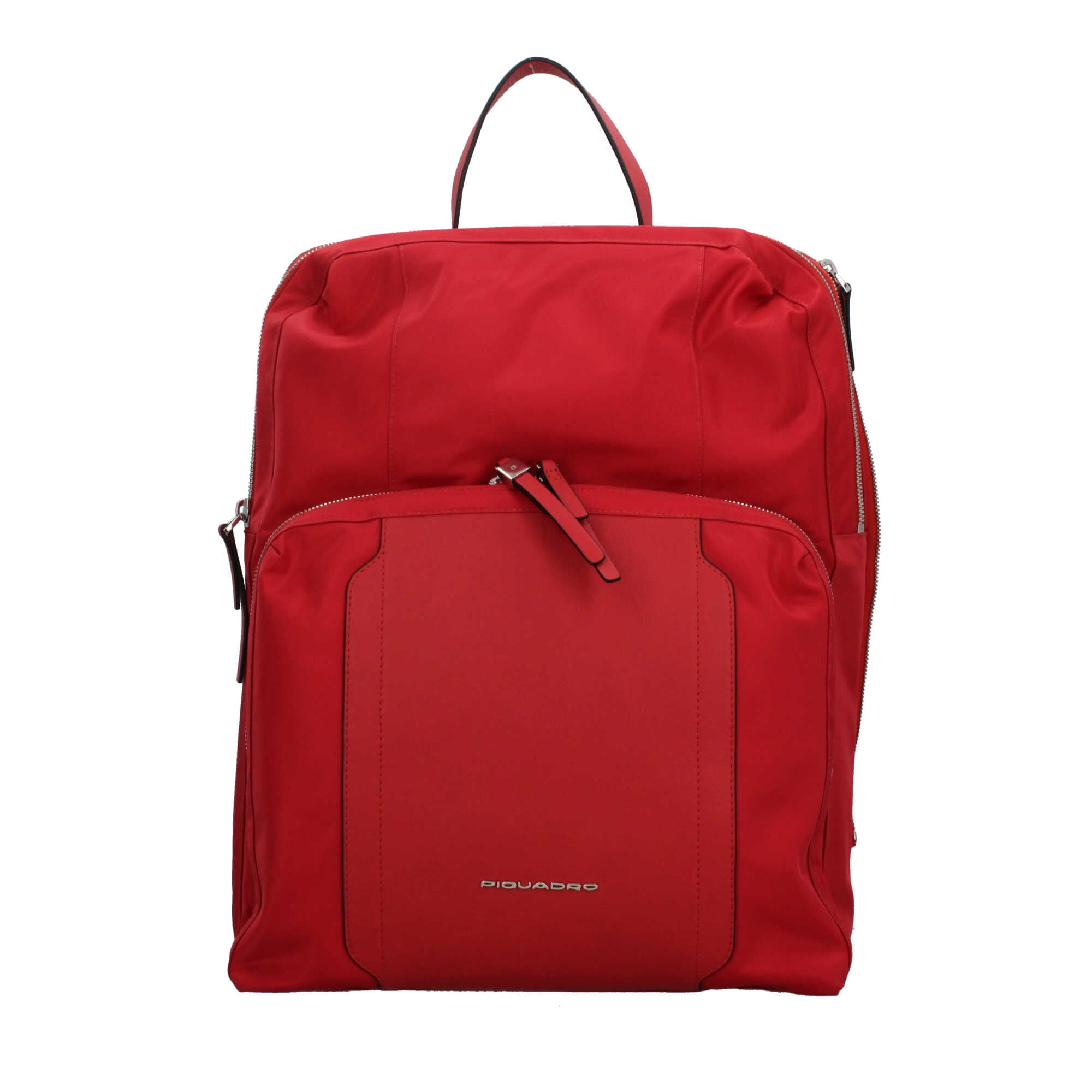 Piquadro zaino espandibile porta PC 15.6" in pelle con protezione antiurto e RFID