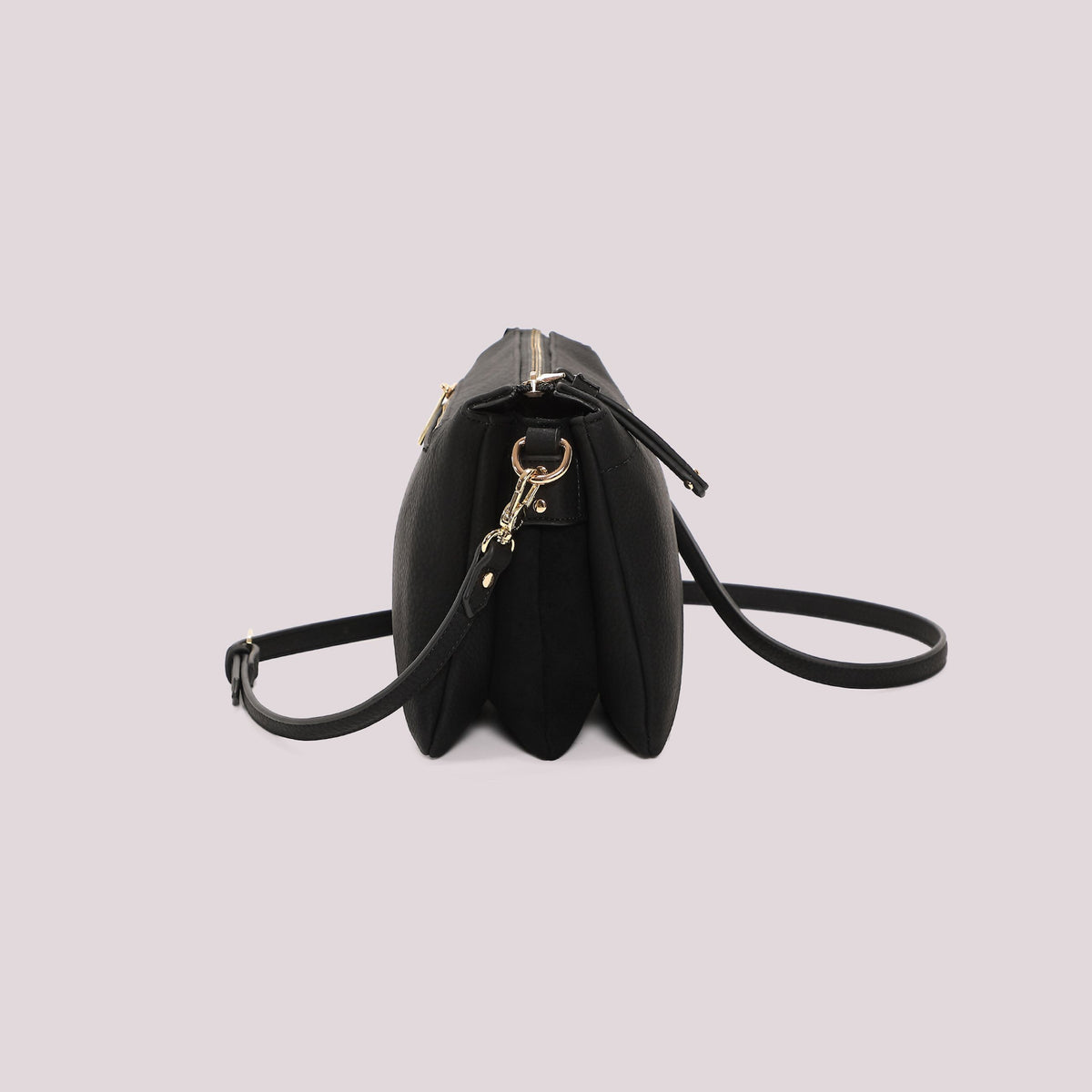 Borsa a Tracolla Donna Mimi Mua con Fianchi Effetto Camoscio
