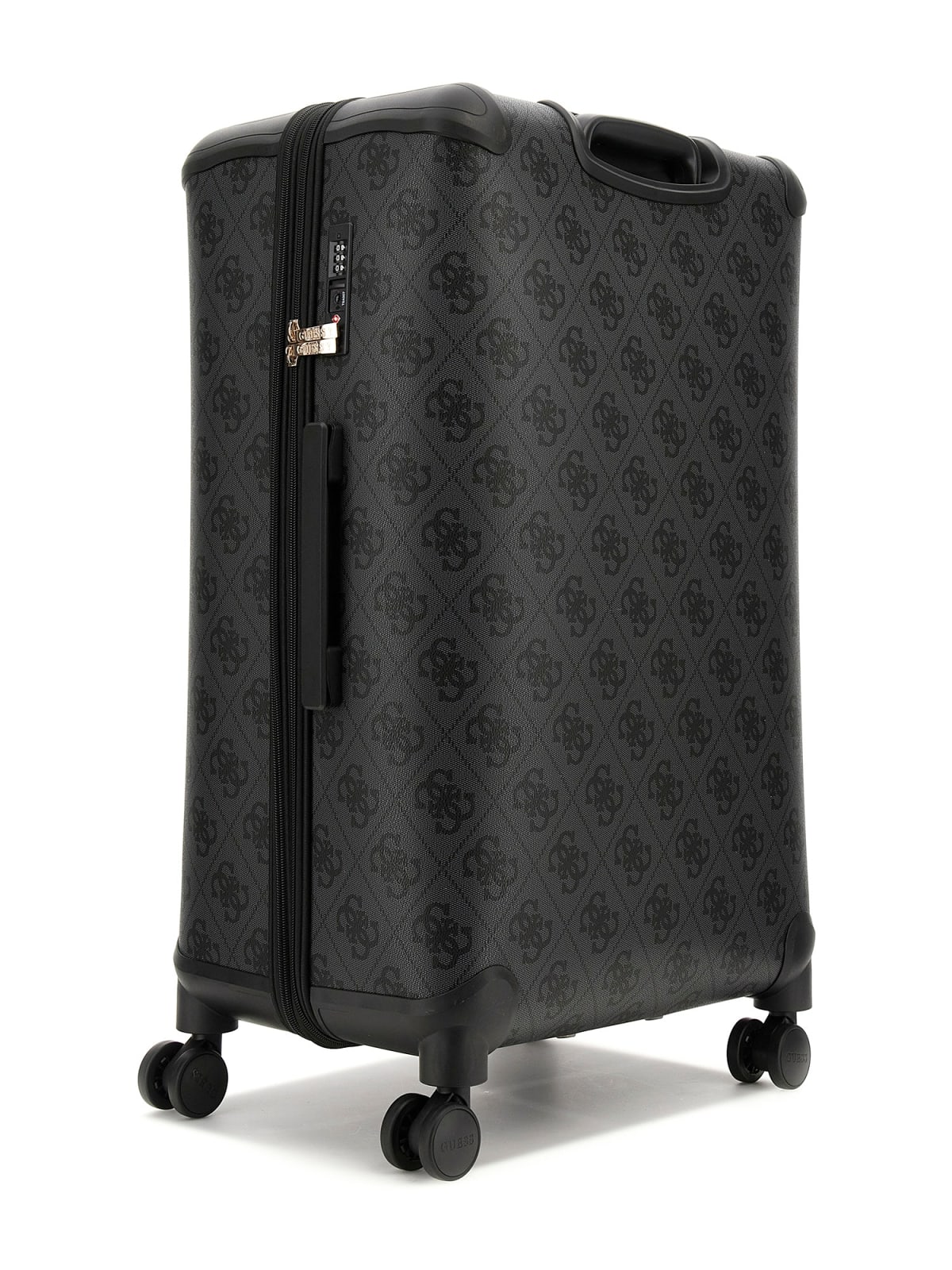 Trolley Grandi Guess Berta 28 pollici 8 ruote logo NERO LOGO TU | Giò Fashion