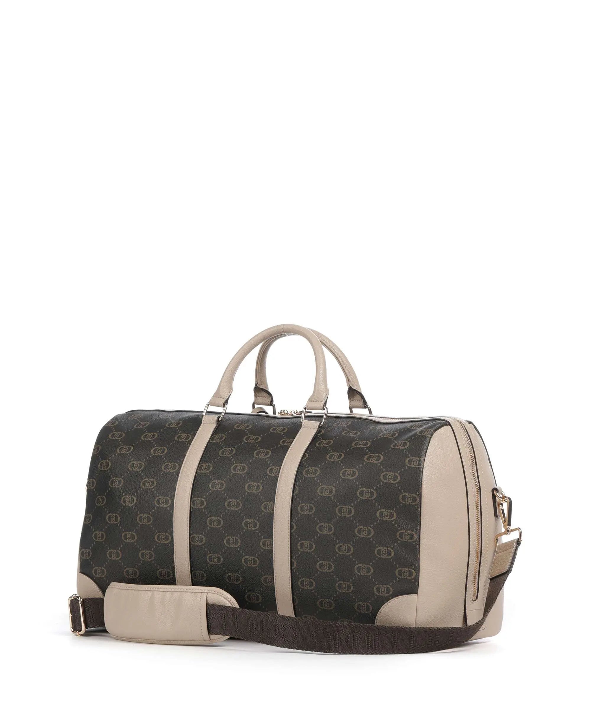 Borsa da viaggio Liu Jo con tracolla e logo all over