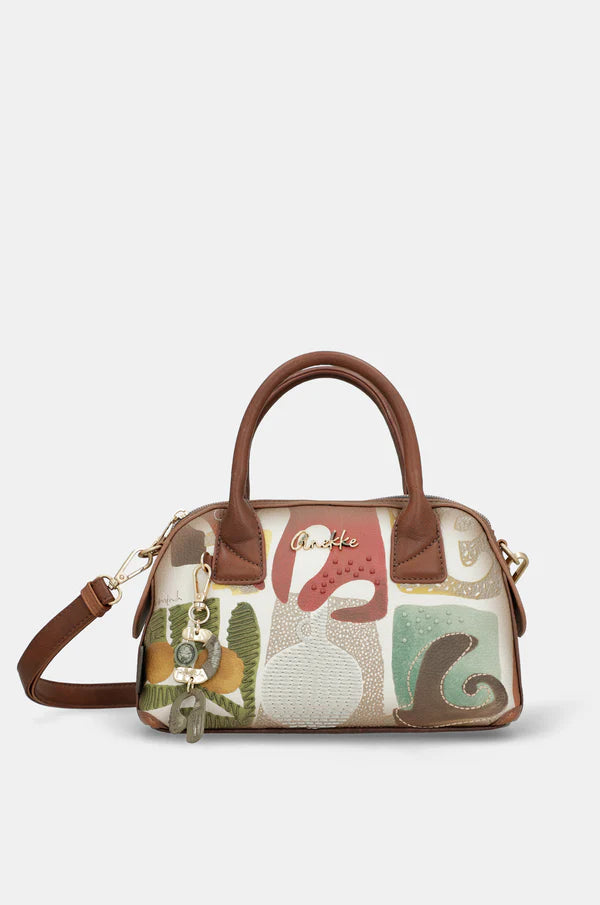 Borsa Bauletto Anekke Donna con Tracolla Regolabile Compatta e Versatile Marrone TU | Giò Fashion