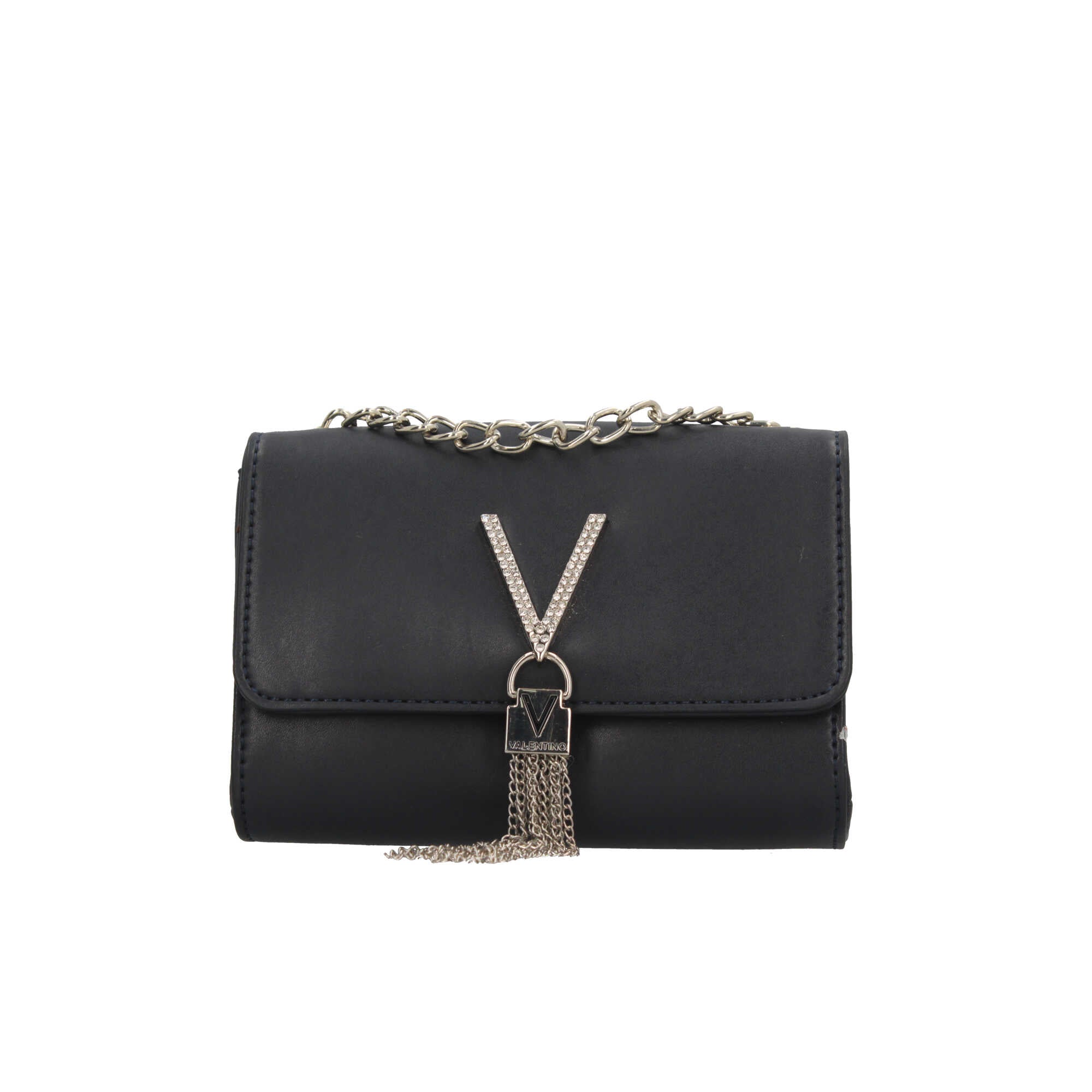 Borsa a tracolla Valentino elegante con catena e dettaglio V