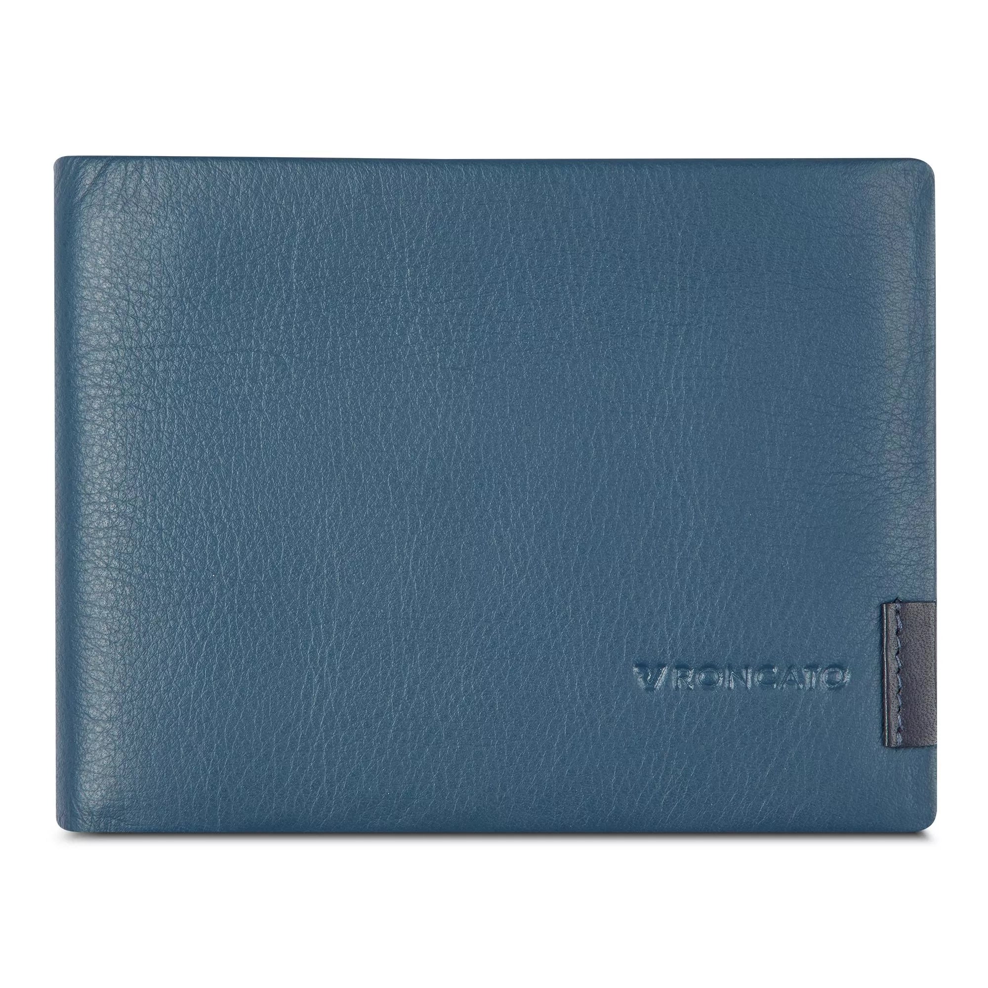 Portafoglio uomo Roncato in pelle con inserto laterale