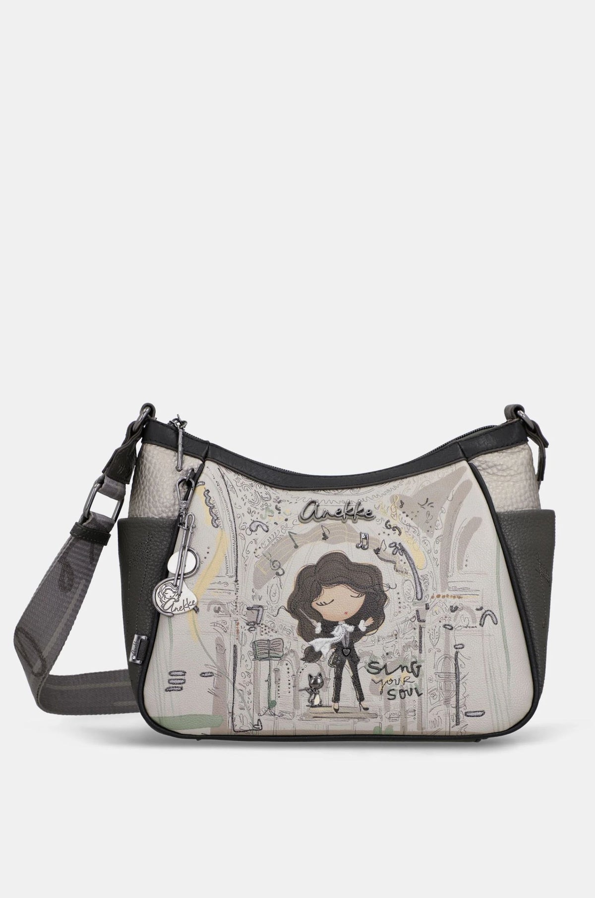 Borsa a Tracolla Grande Donna Anekke con Tasche