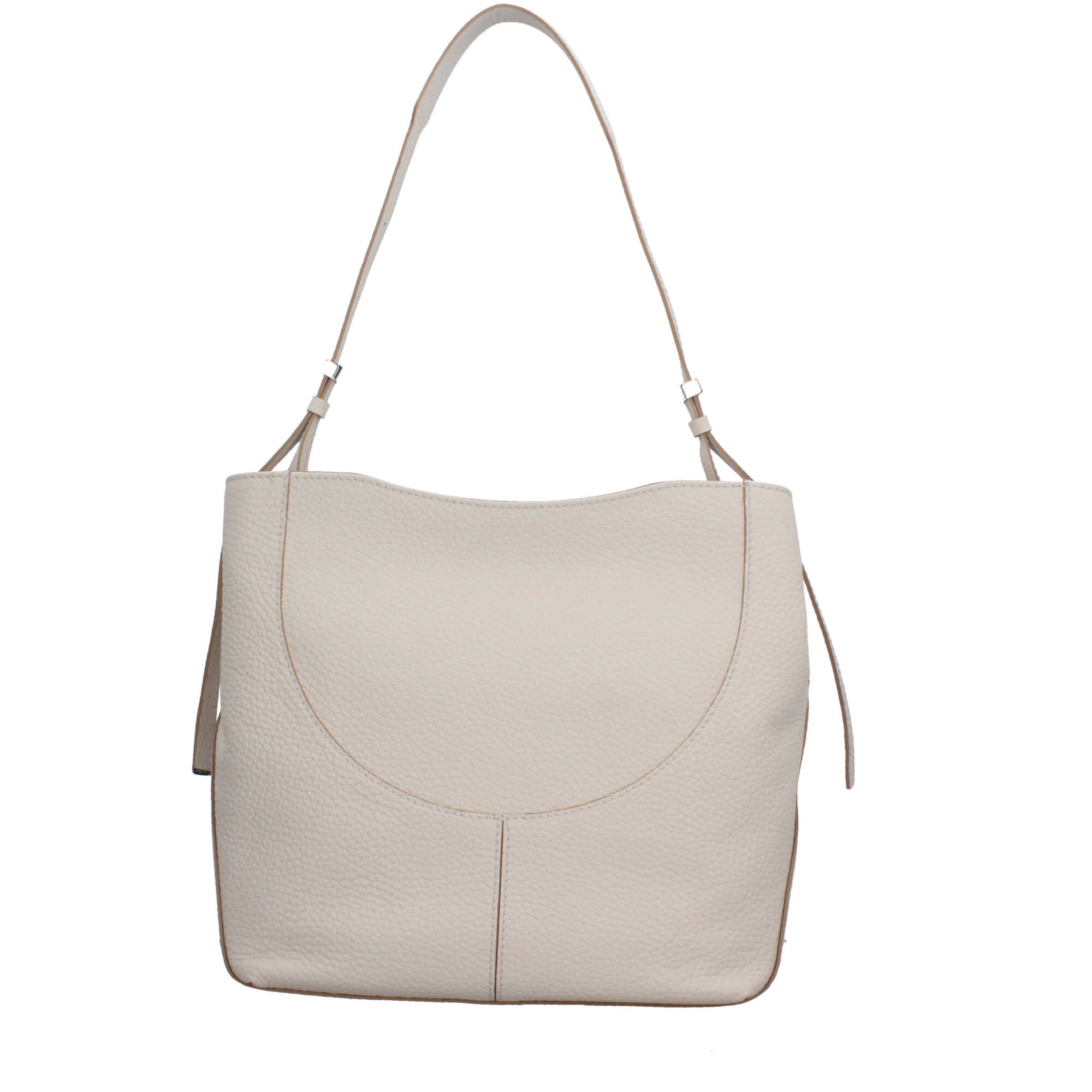 Gianni Chiarini Minerva borsa a spalla in pelle grana maxi con chiusura magnetica