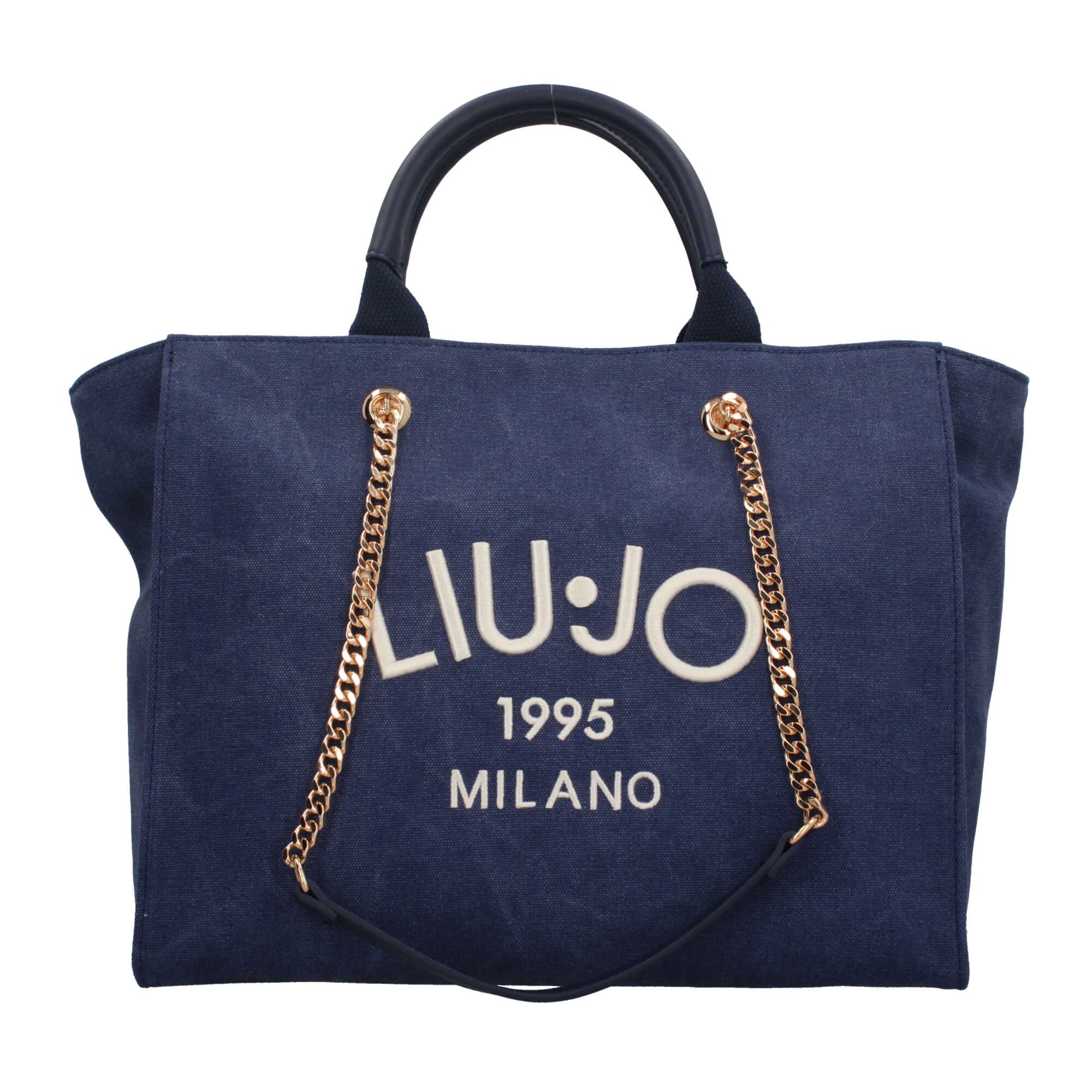 Borsa a mano con chiusura a zip Liu Jo Blu TU | Giò Fashion