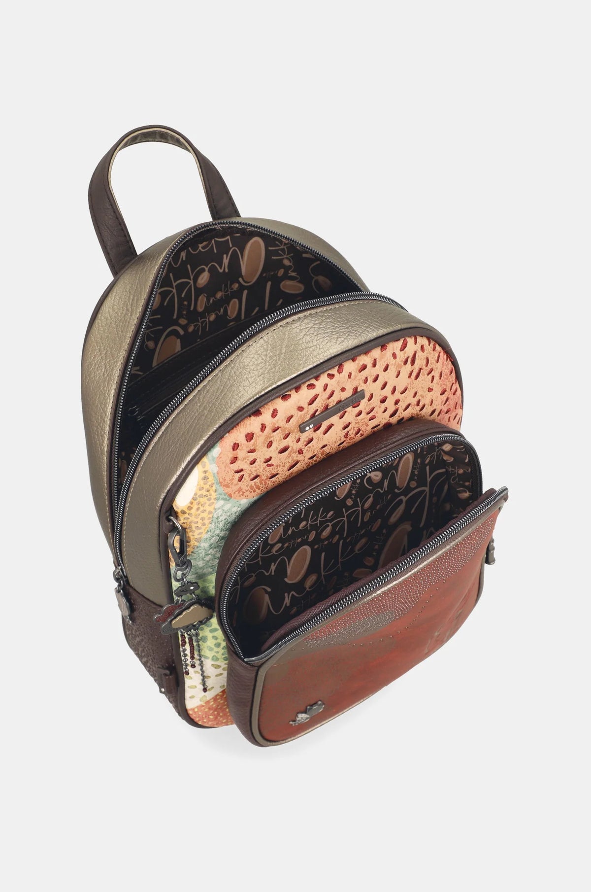 Zaino Medio Donna Anekke con Tasche e Spallacci Regolabili